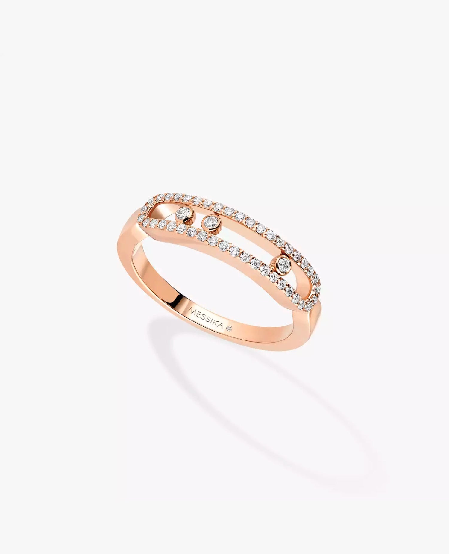 Messika Baby Move Pavé Ring Rose Gold