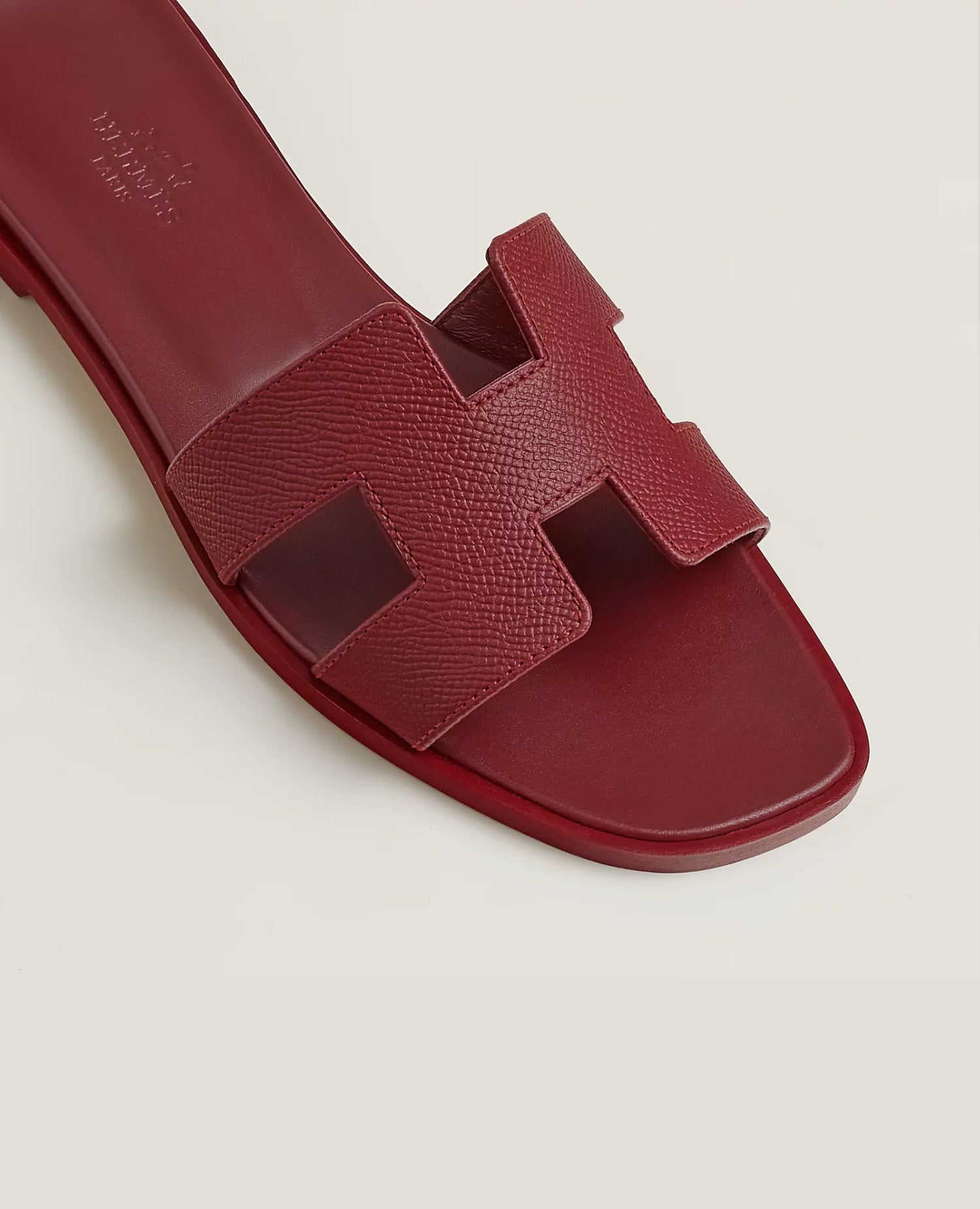 Hermès Oran Sandal Rouge H