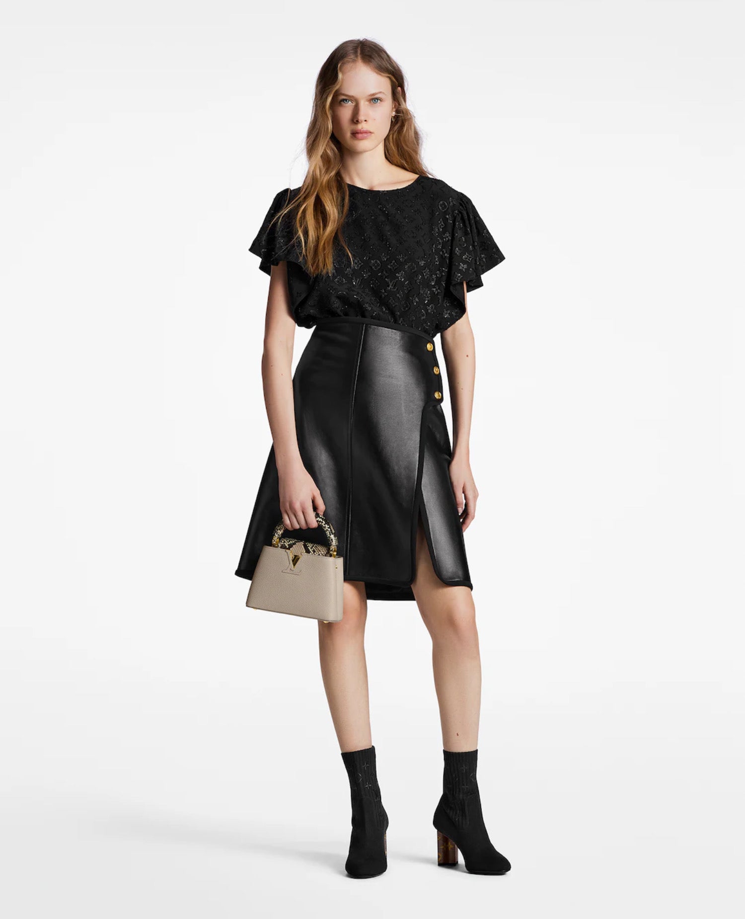 Louis Vuitton Capucines Mini Precious Python leather