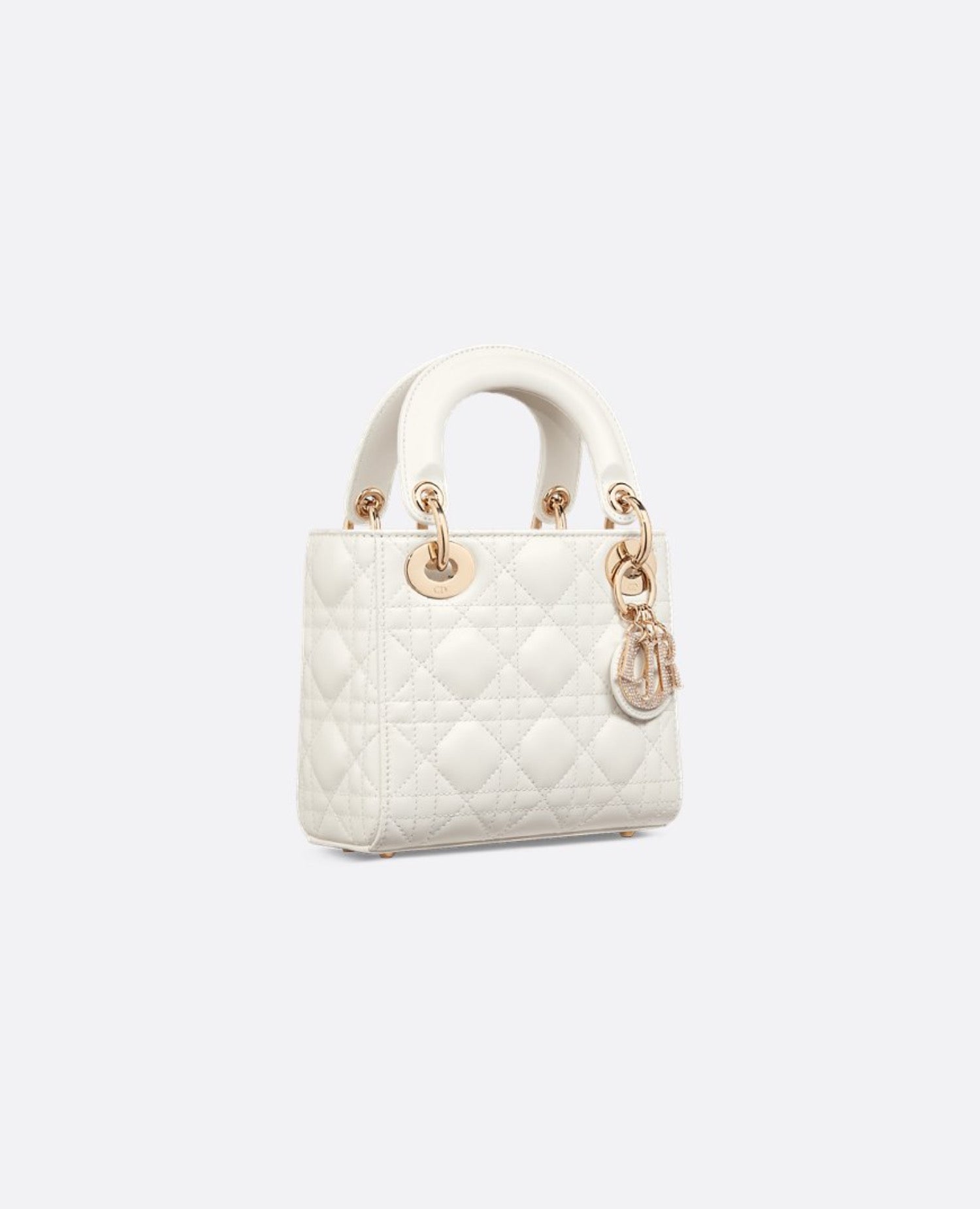 Christian Dior Mini Lady Dior Bag
Latte Cannage Lambskin
