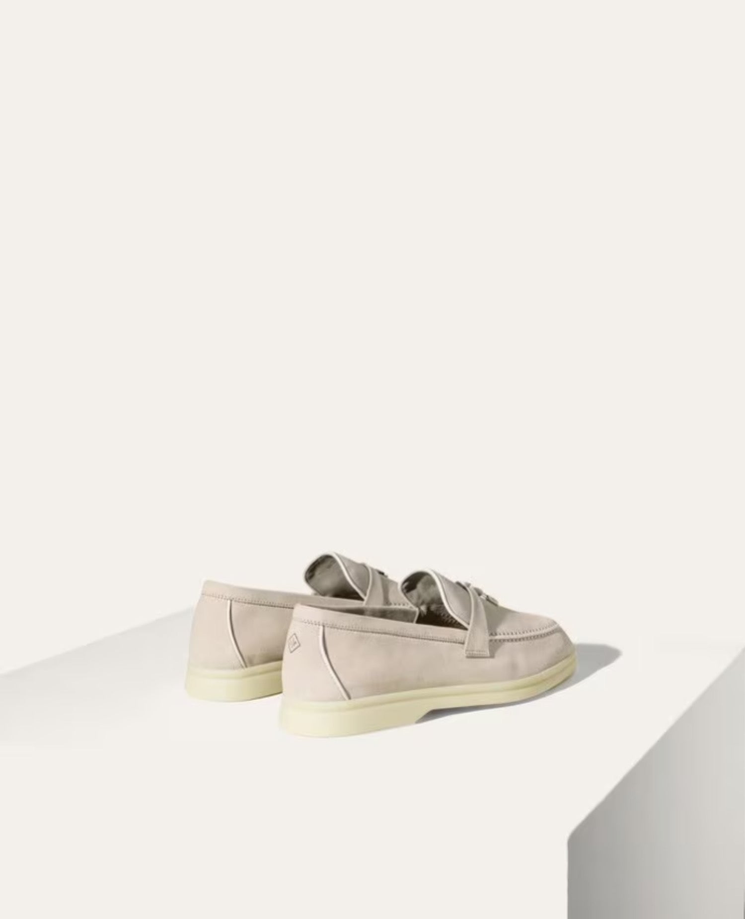 Loro Piana Summer Charms Walk Loafers Power Pearl