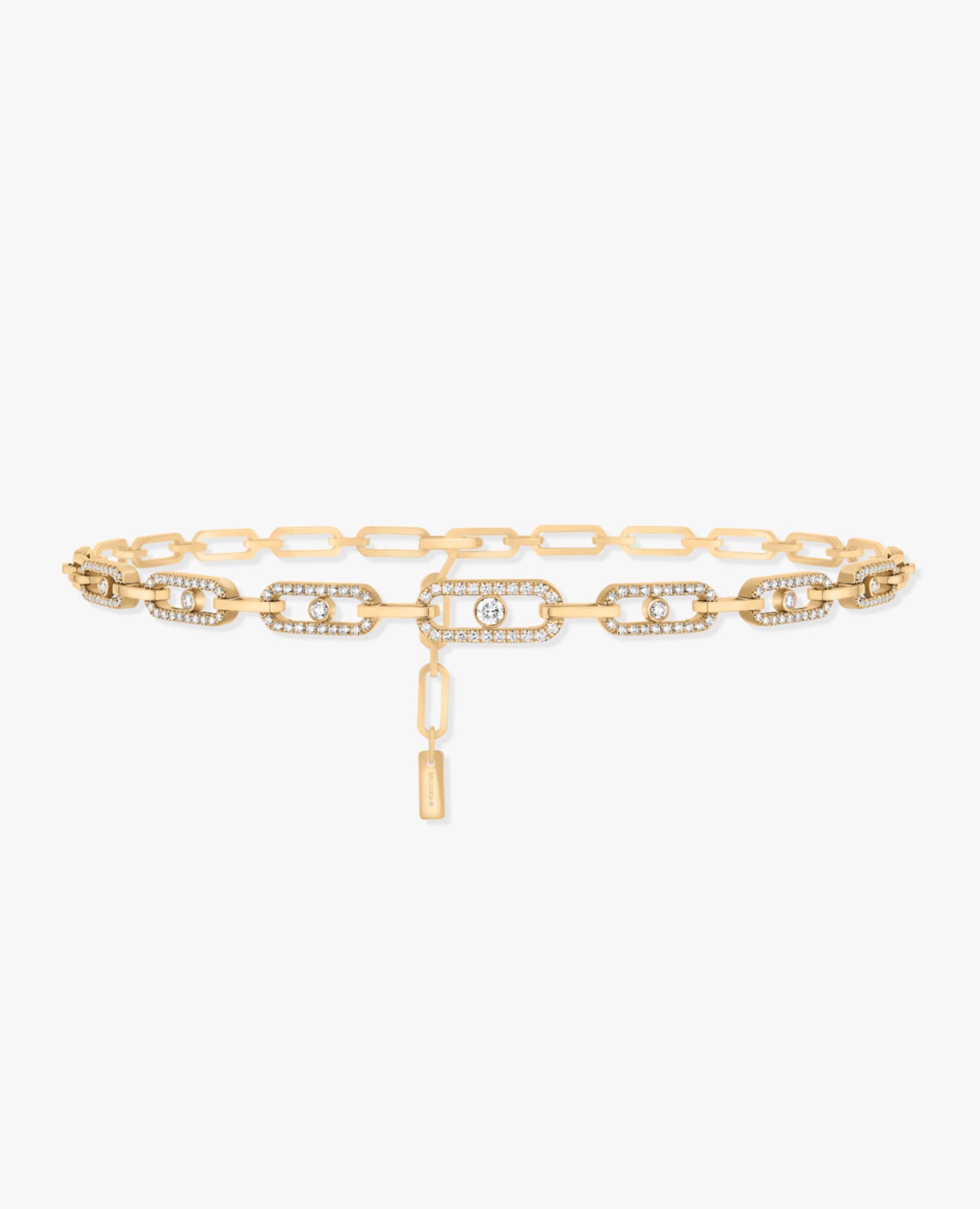 Messika Move Link Multi Necklace Yellow Gold