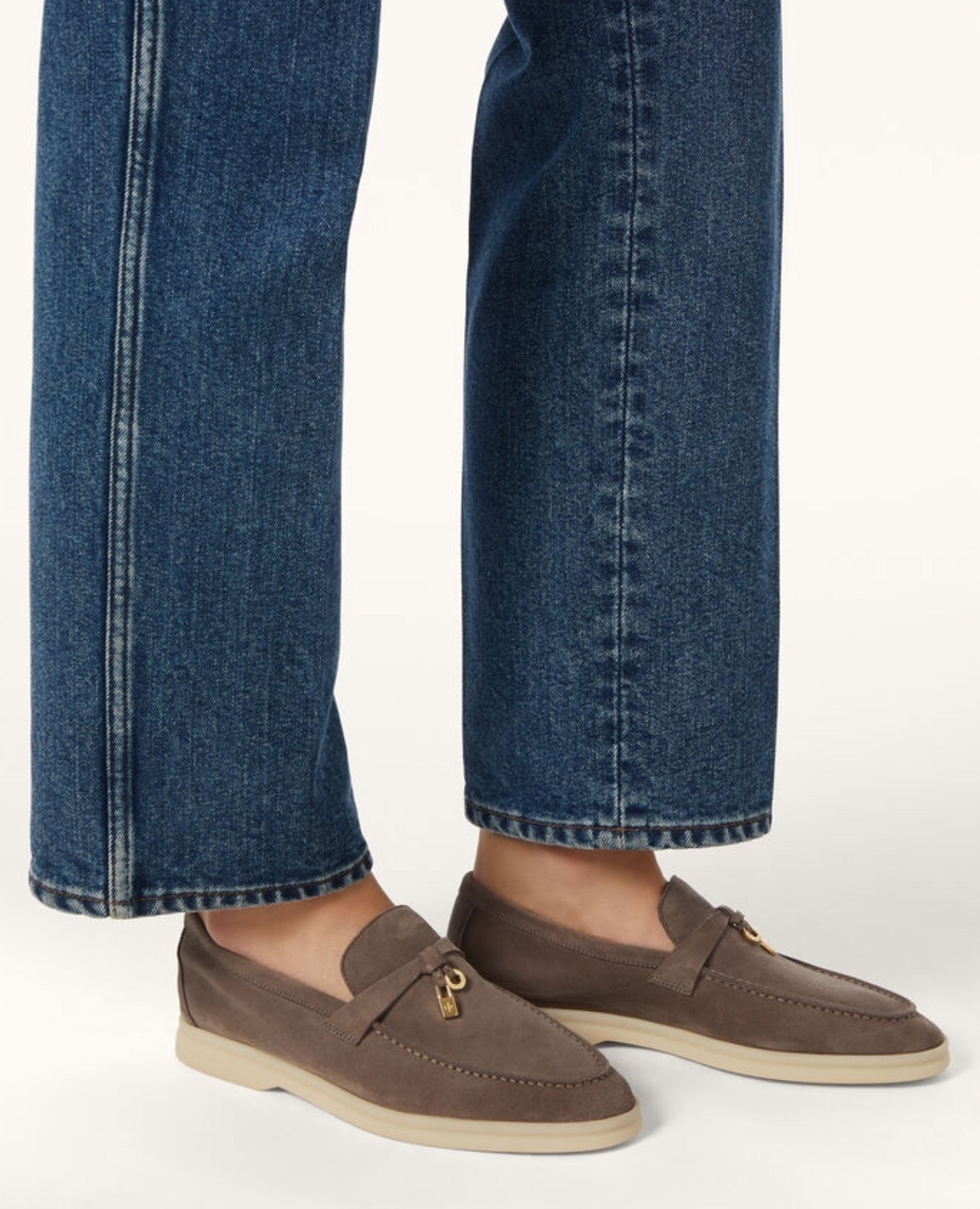 Loro Piana Summer Charms Walk Loafer Rain Drops