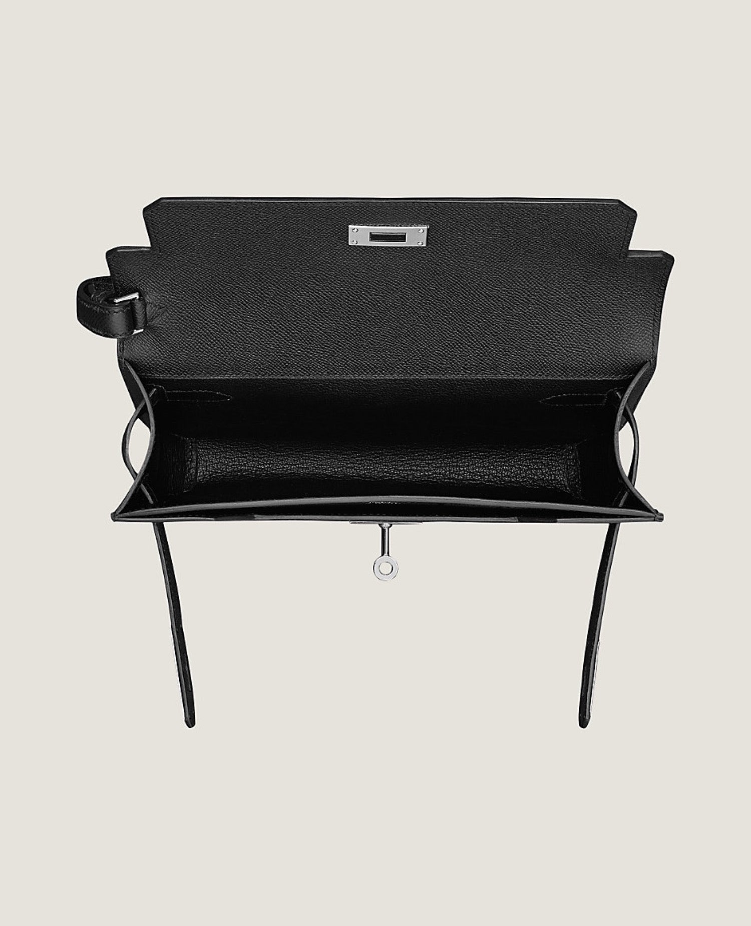 Hermès Kelly depeches 25 pouch Black