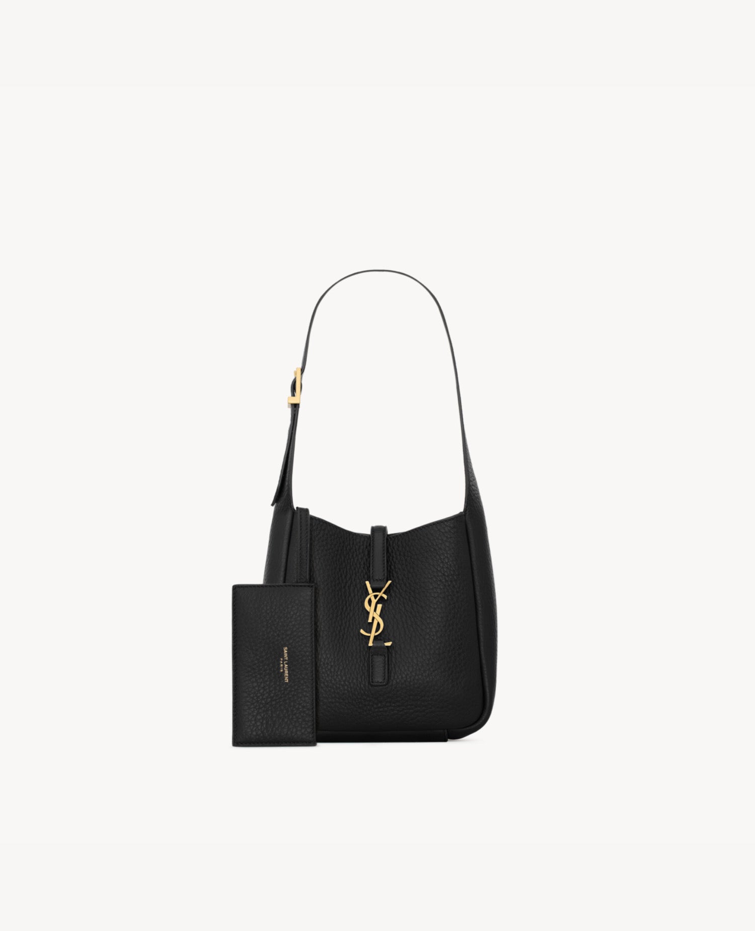 Saint Laurent Le 5 À 7 Supple Baby In Grained Leather