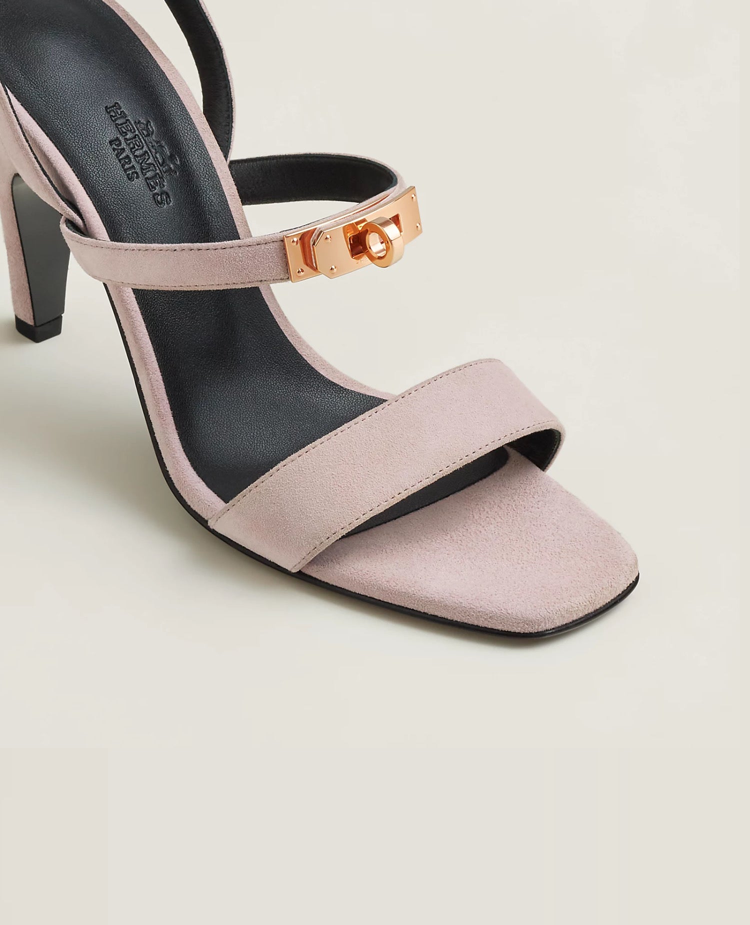 Hermès Glamour 95 Sandal Rose Porcelaine