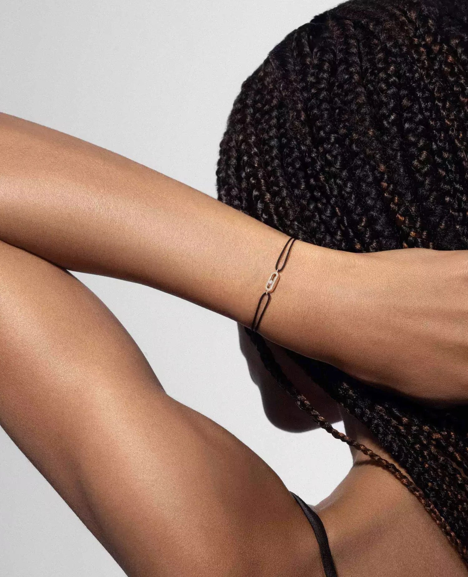 Messika Move Uno Black Cord Bracelet