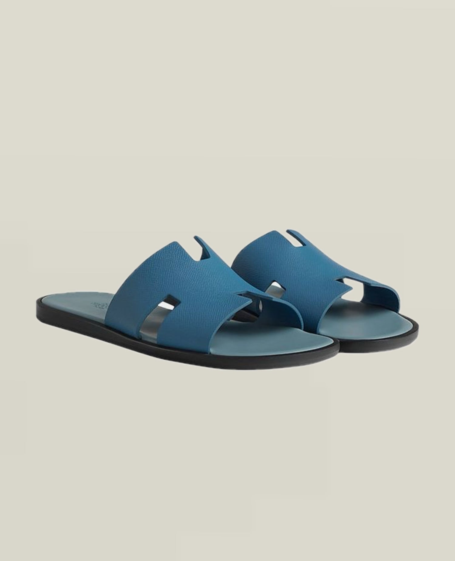 Hermès Izmir Sandal Bleu Turquin