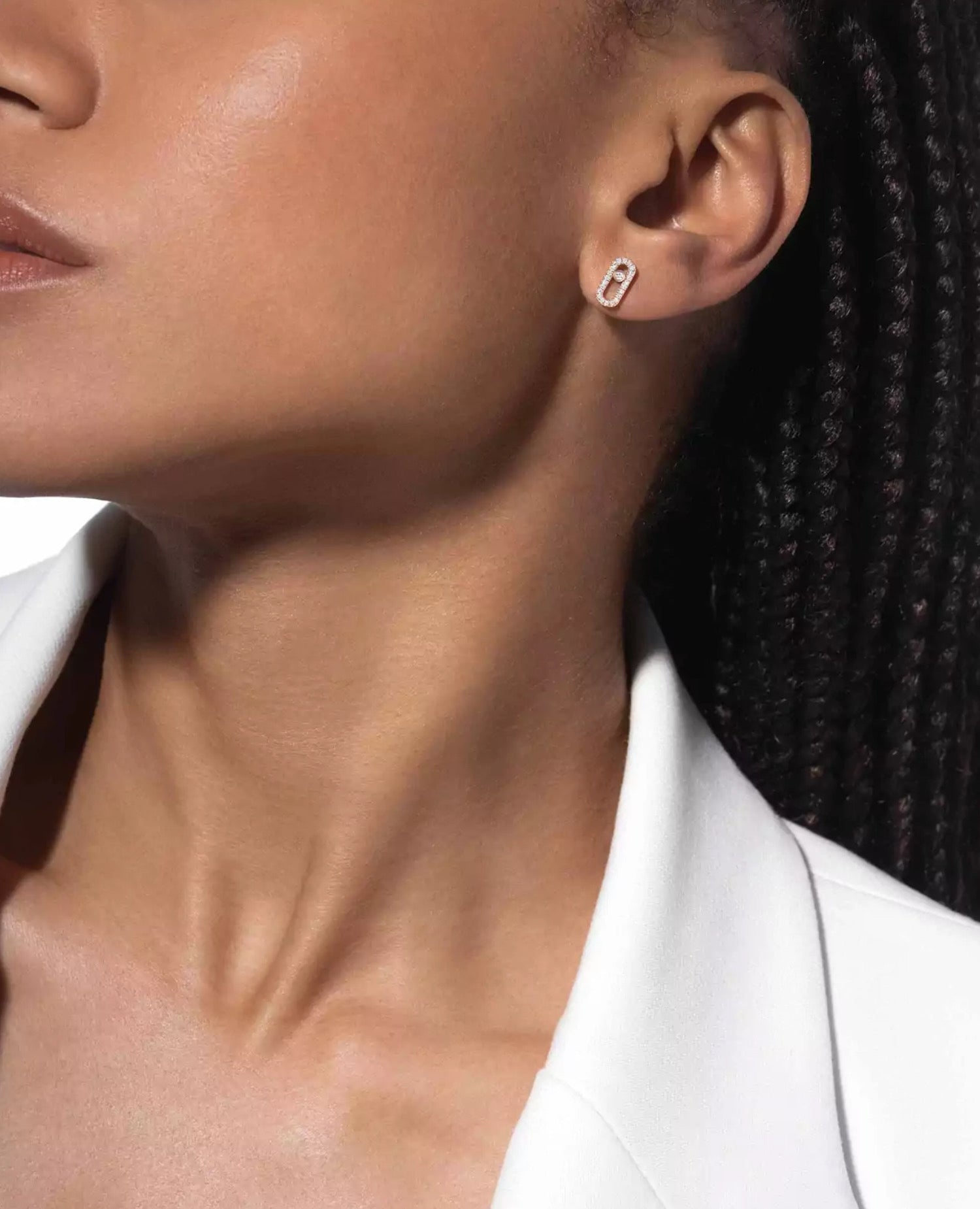 Messika Puces Move Uno Earrings Yellow Gold