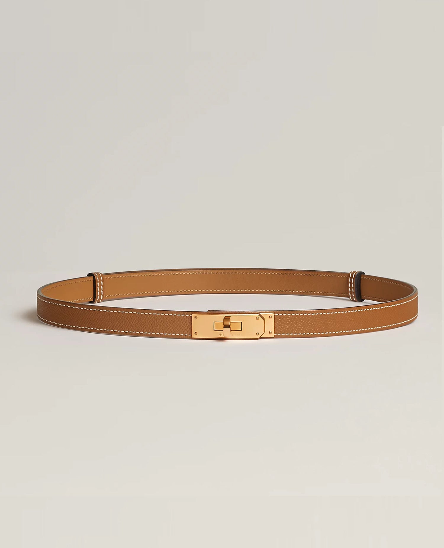 Hermès Kelly 18 belt Gold Plated Gold