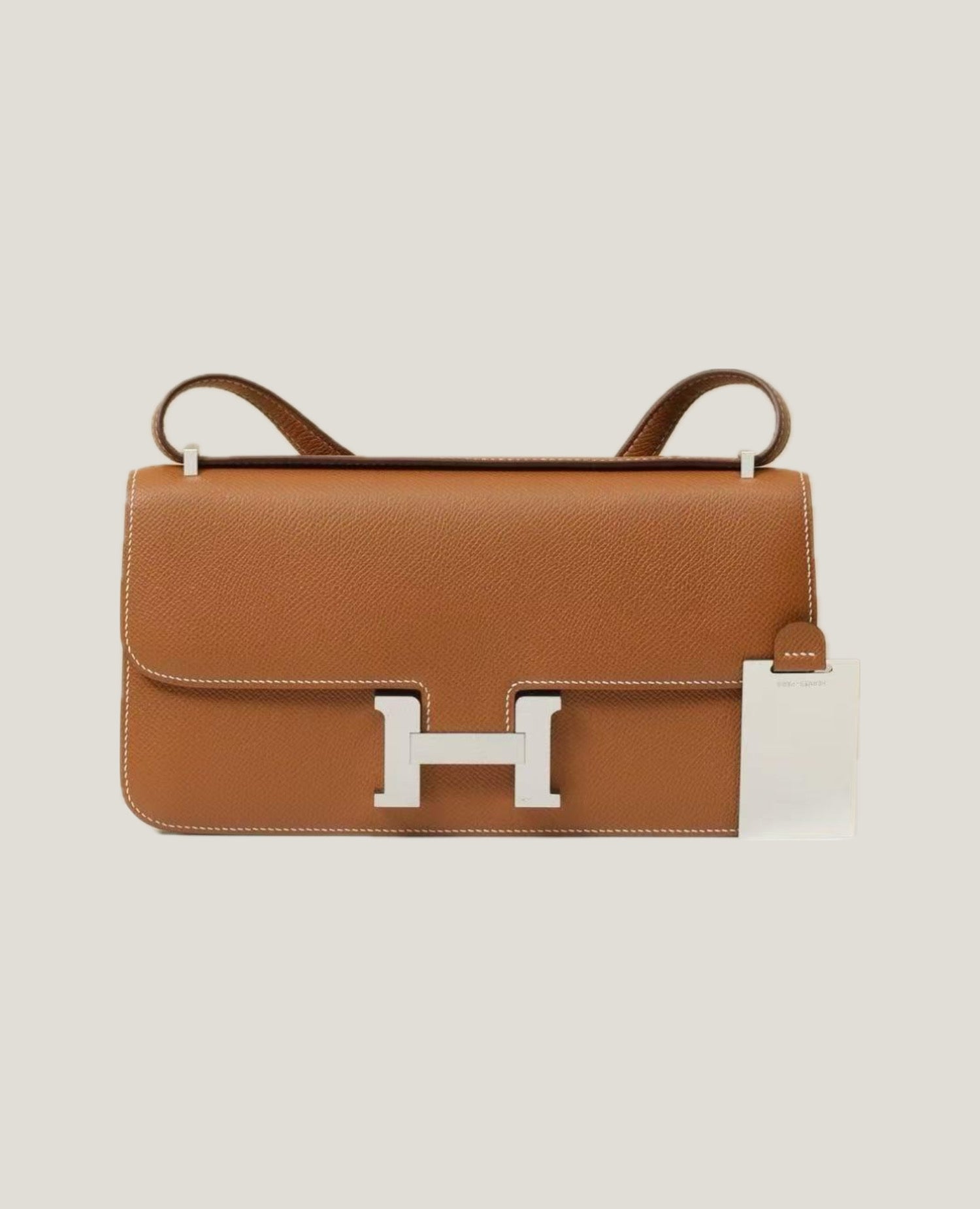 Hermès Constance Elan Bag Brown Silver Hardware