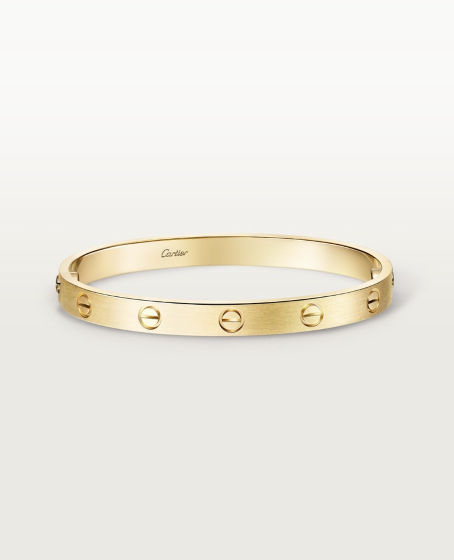 Cartier Love Bracelet, Classic Model, Brushed, Yellow Gold