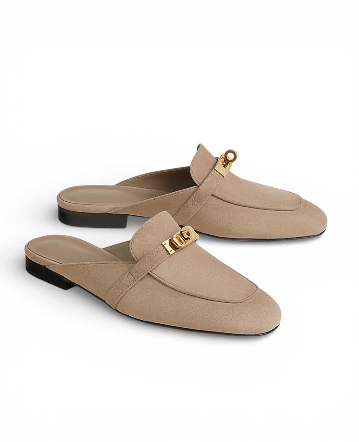 HMS OZ Mule Beige Sable Leather Sole