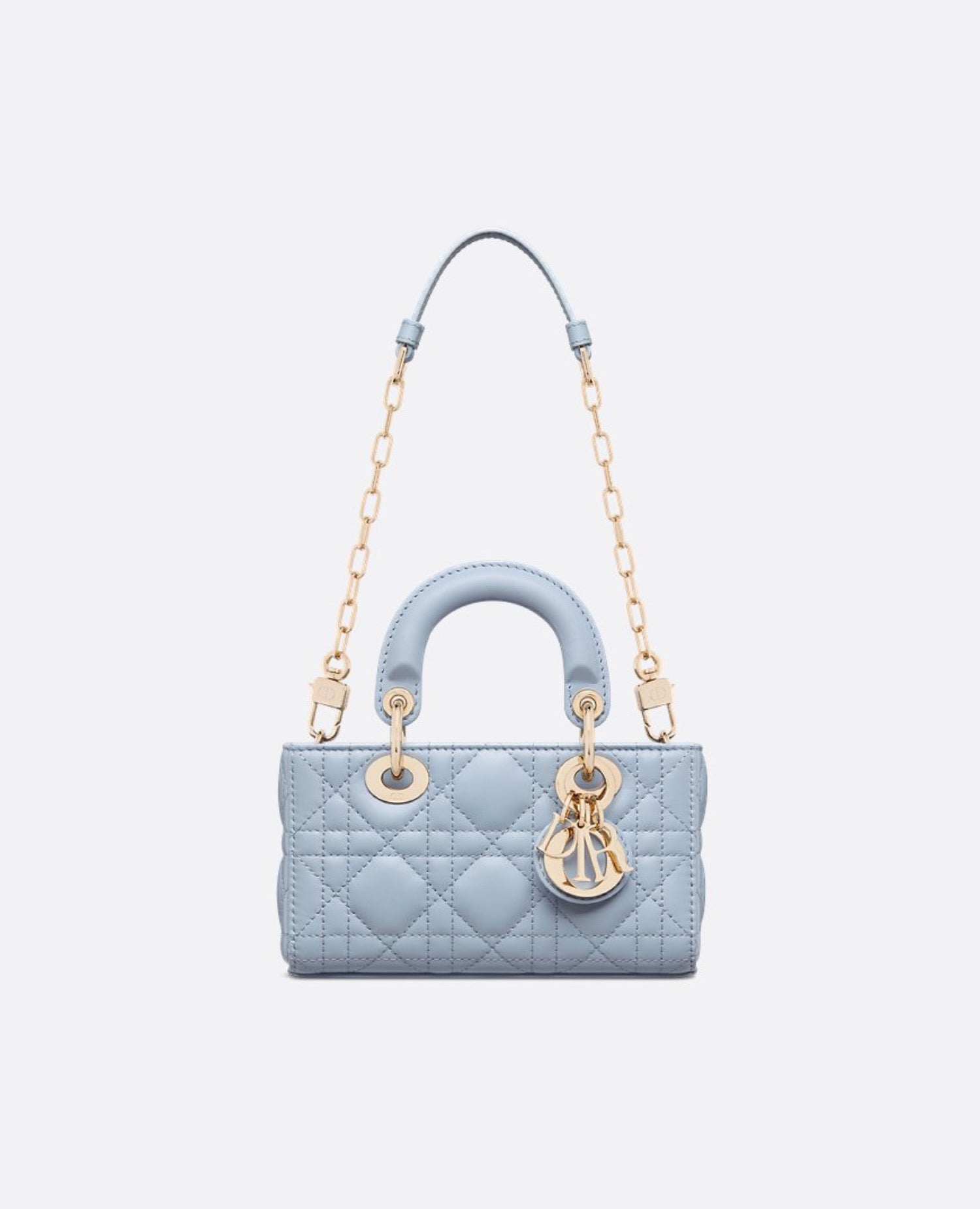 Christian Dior Lady D-Joy Micro Bag Pale Blue