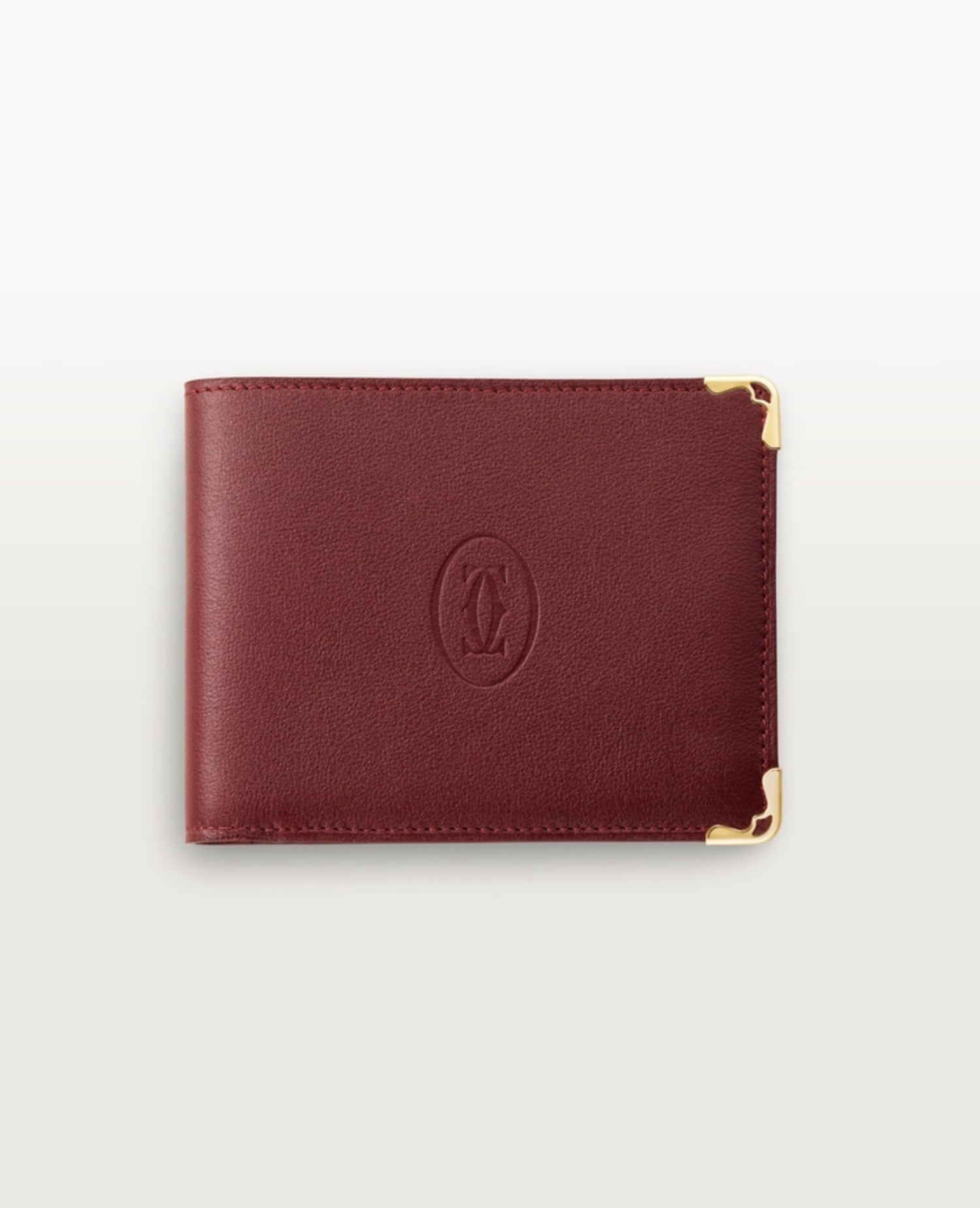 Cartier 6-Credit Card Wallet Burgundy