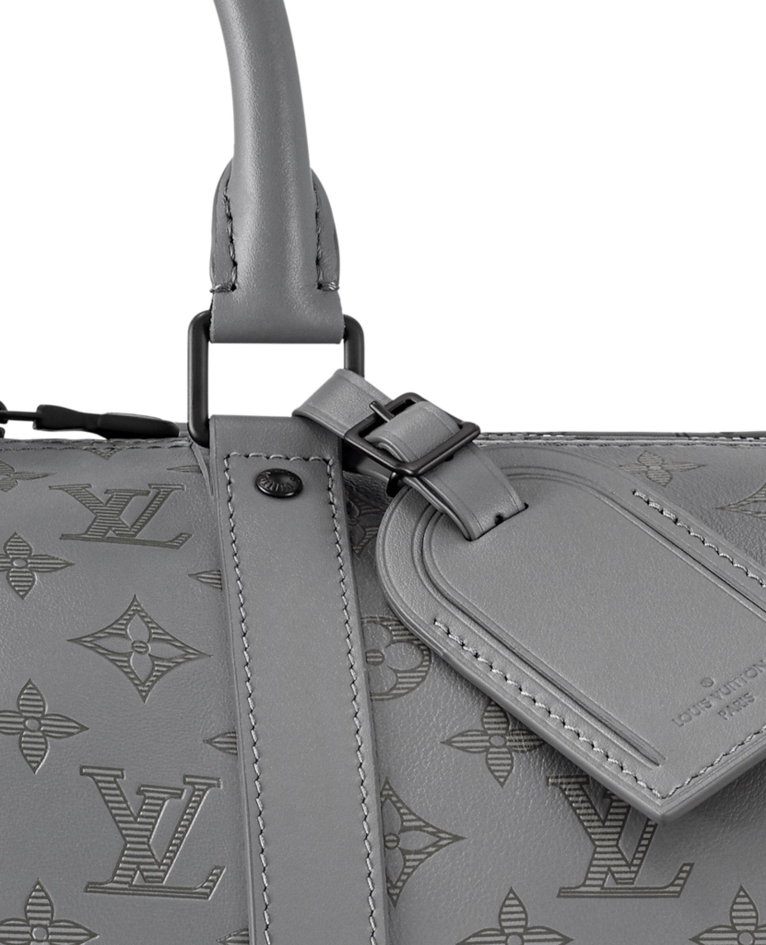 Louis Vuitton Keepall 50 Monogram Shadow Grey
