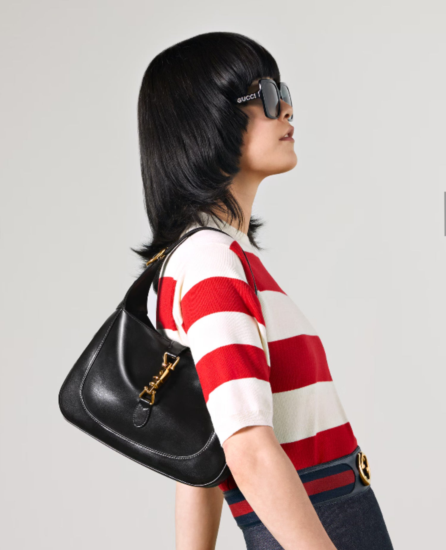 حقيبة كتف صغيرة من جوتشي جاكي 1961