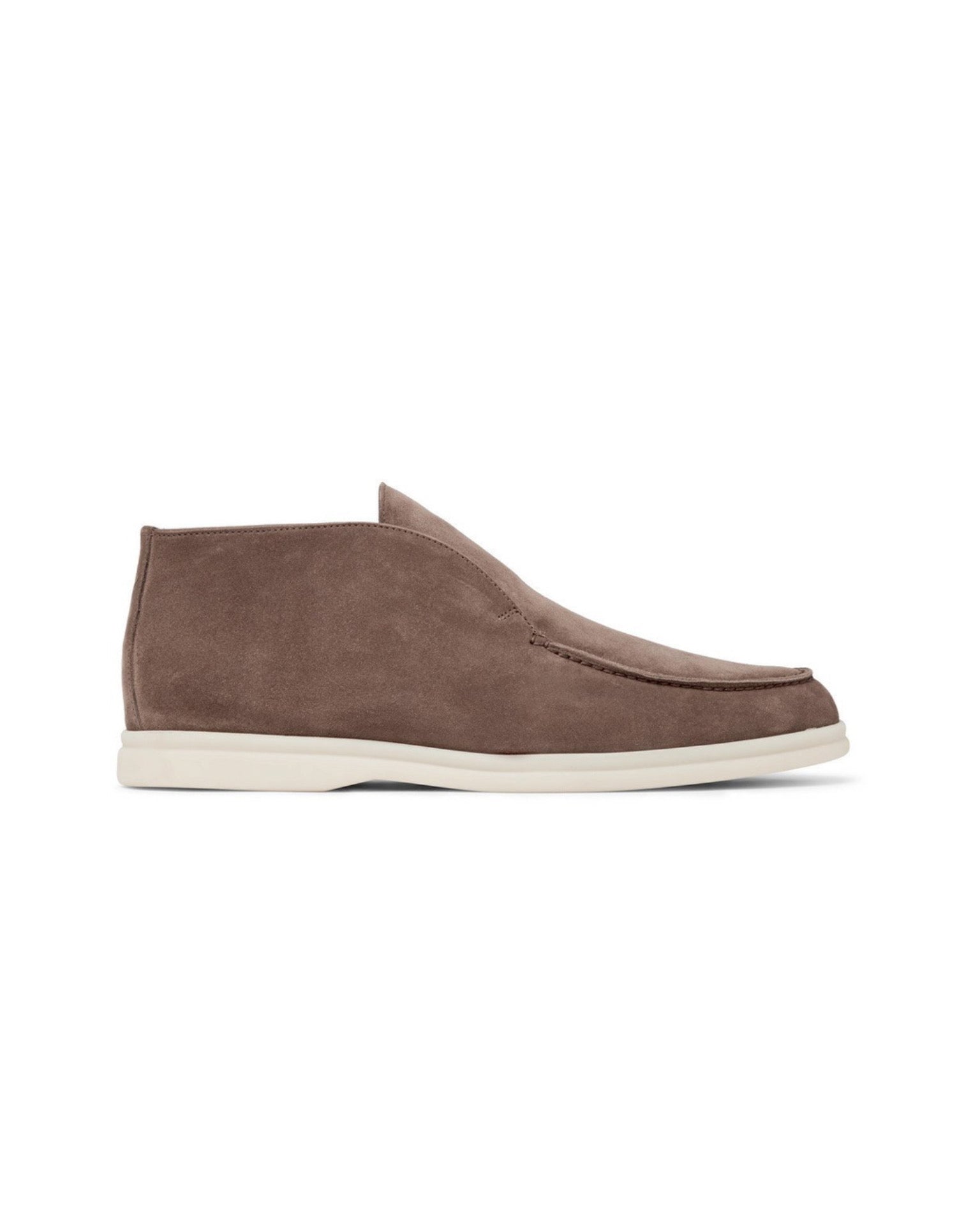 Loro Piana Open Walk Suede Boots Brown