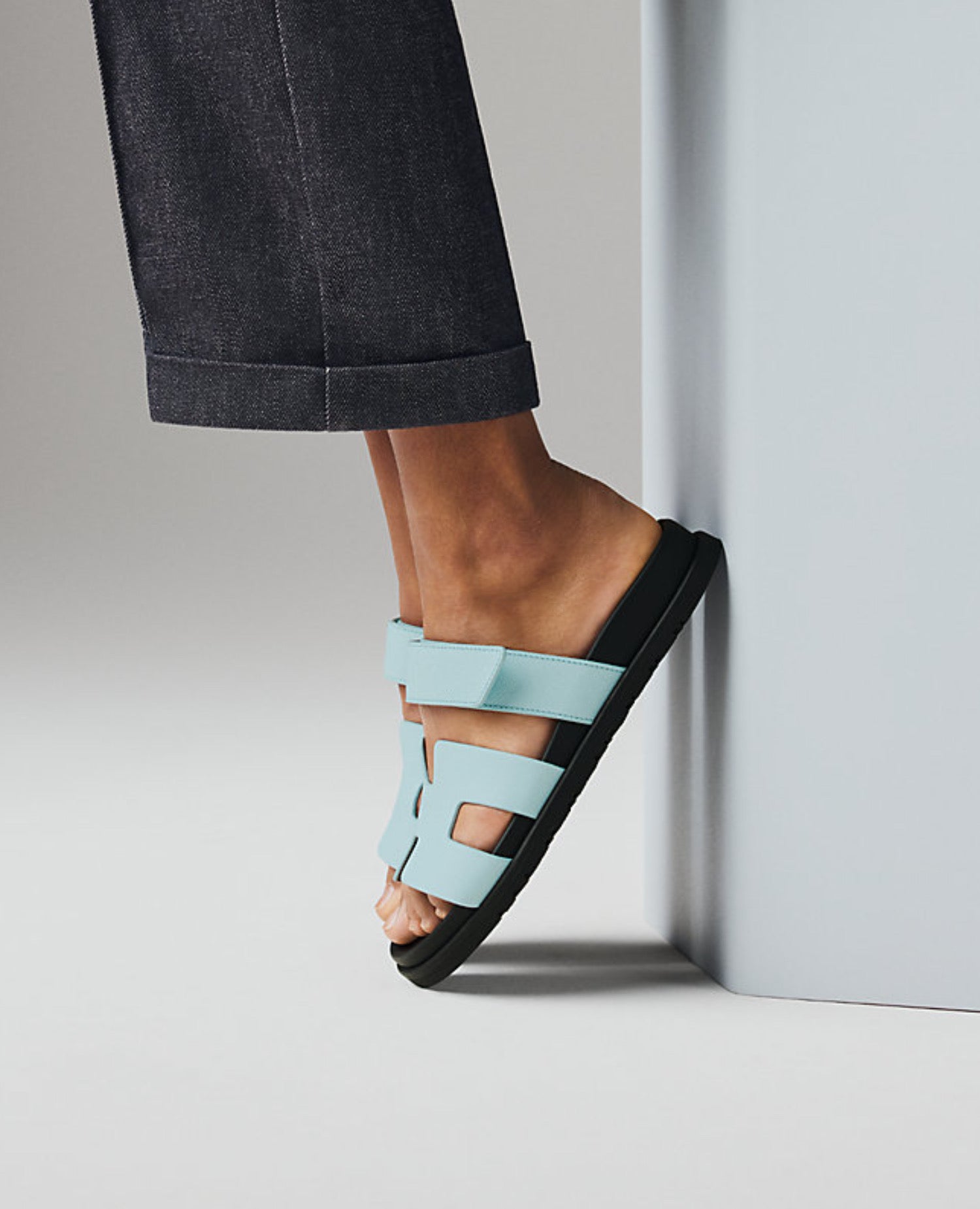 HMS Chypre Sandal Bleu Brume