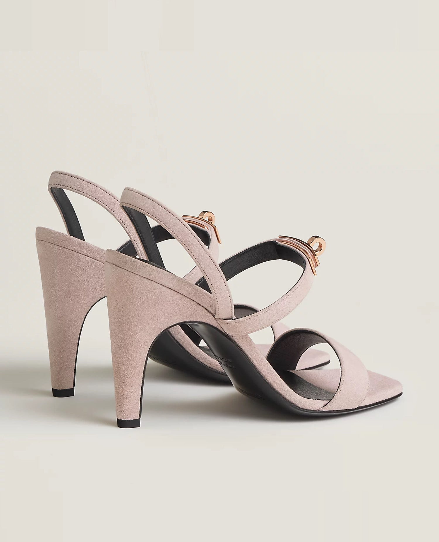 Hermès Glamour 95 Sandal Rose Porcelaine