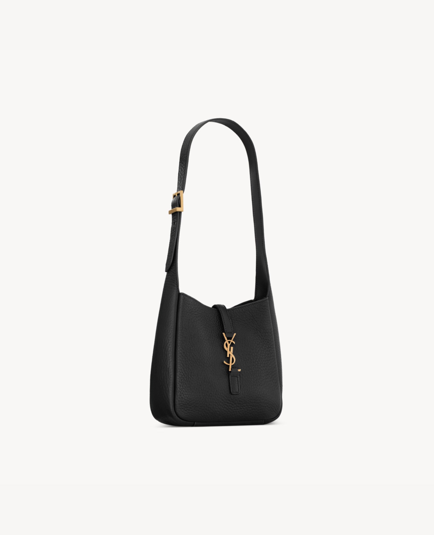 Saint Laurent Le 5 À 7 Supple Baby In Grained Leather