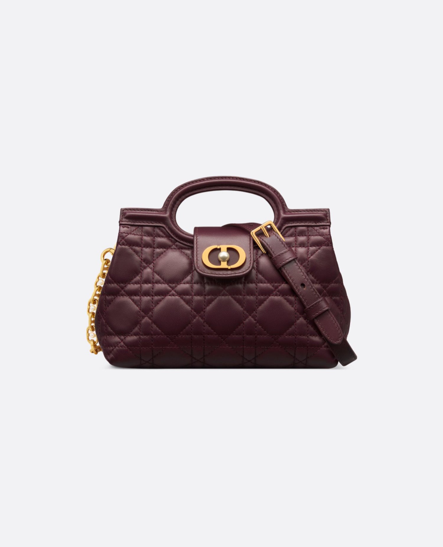 Christian Dior Jolie Top Handle Mini Bag
Plum Cannage Lambskin