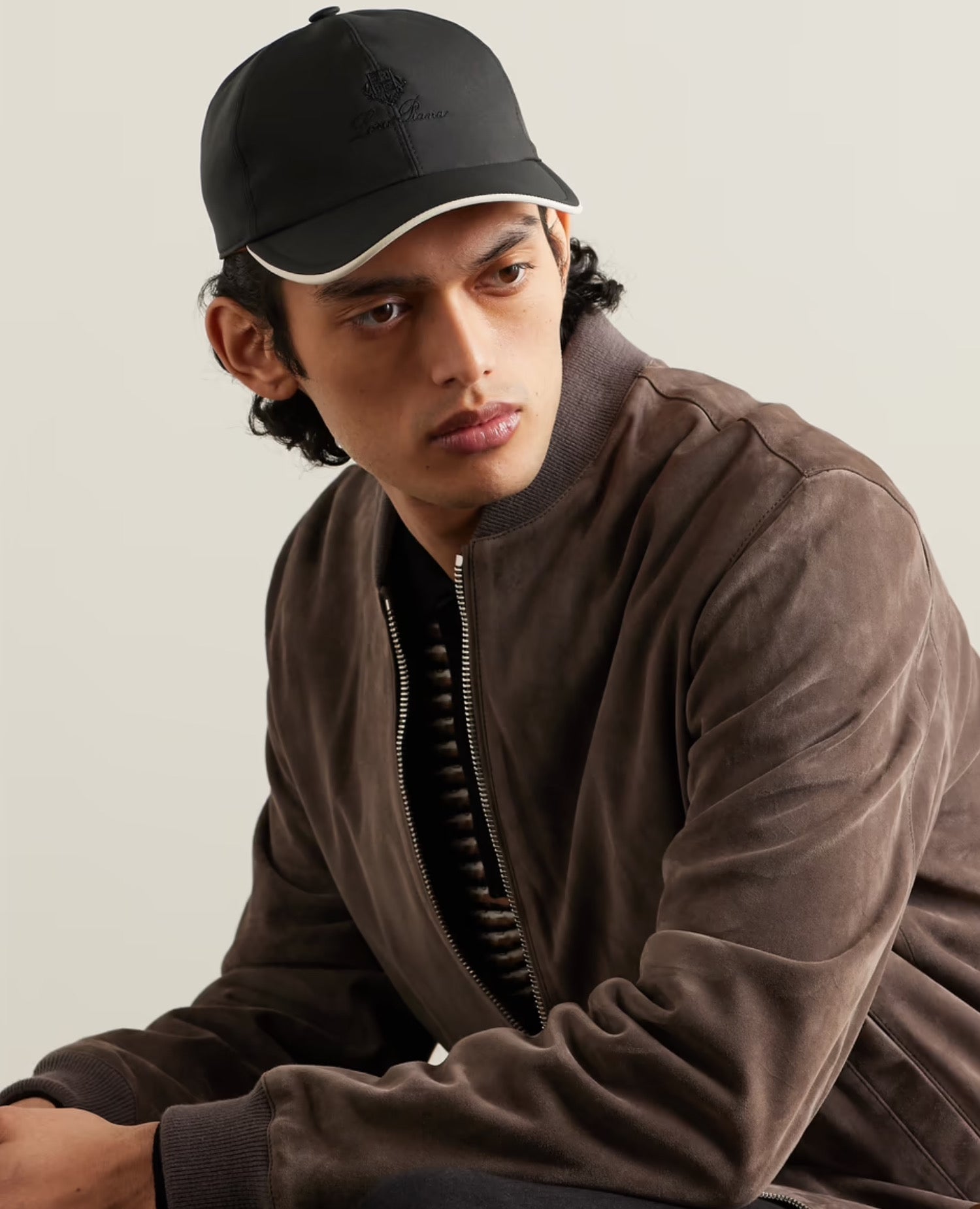 Loro Piana Baseball Cap Black