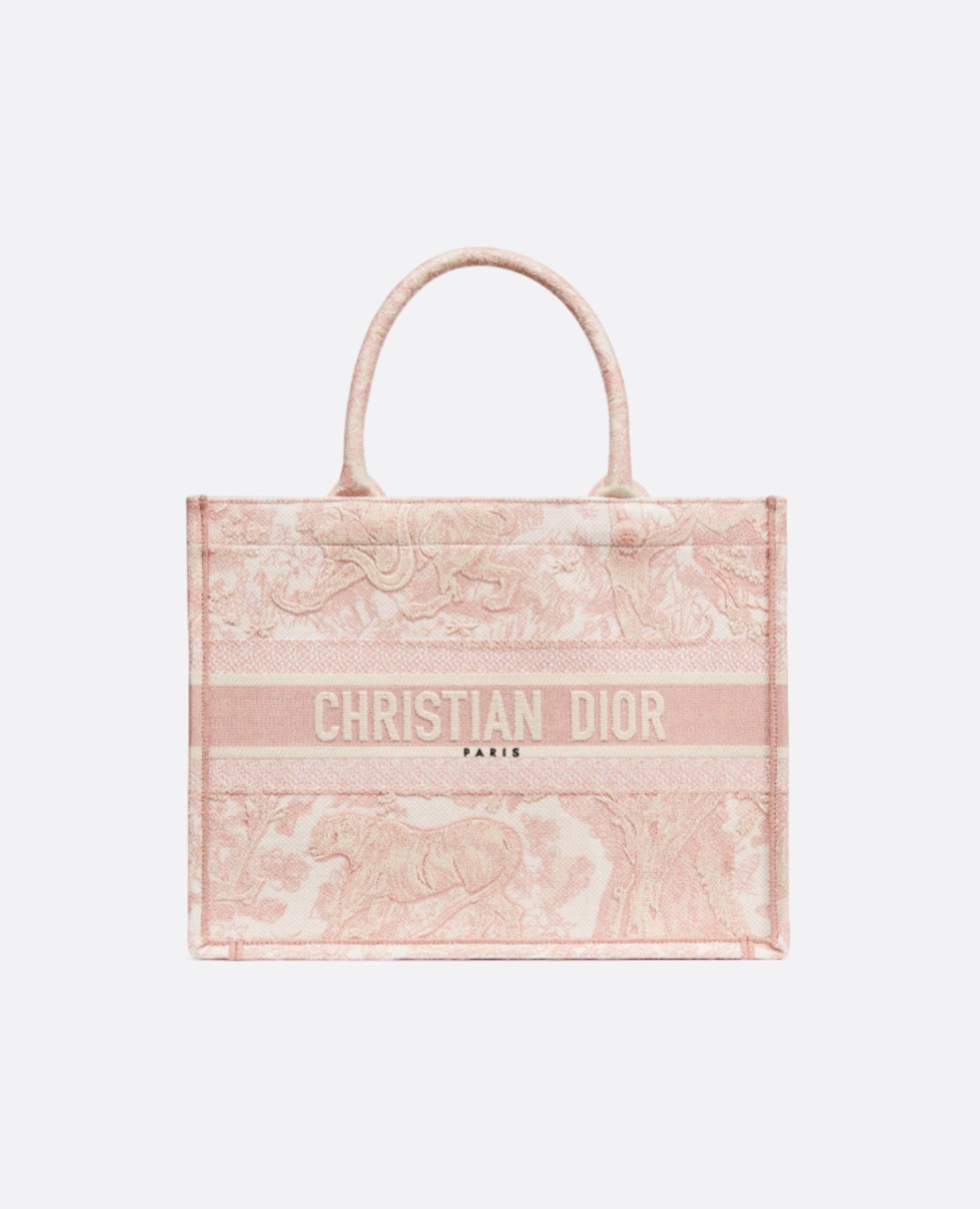 ÉPINE PARIS book tote bag medium pink Christian Dior Medium Book Tote Bag Pink Toile