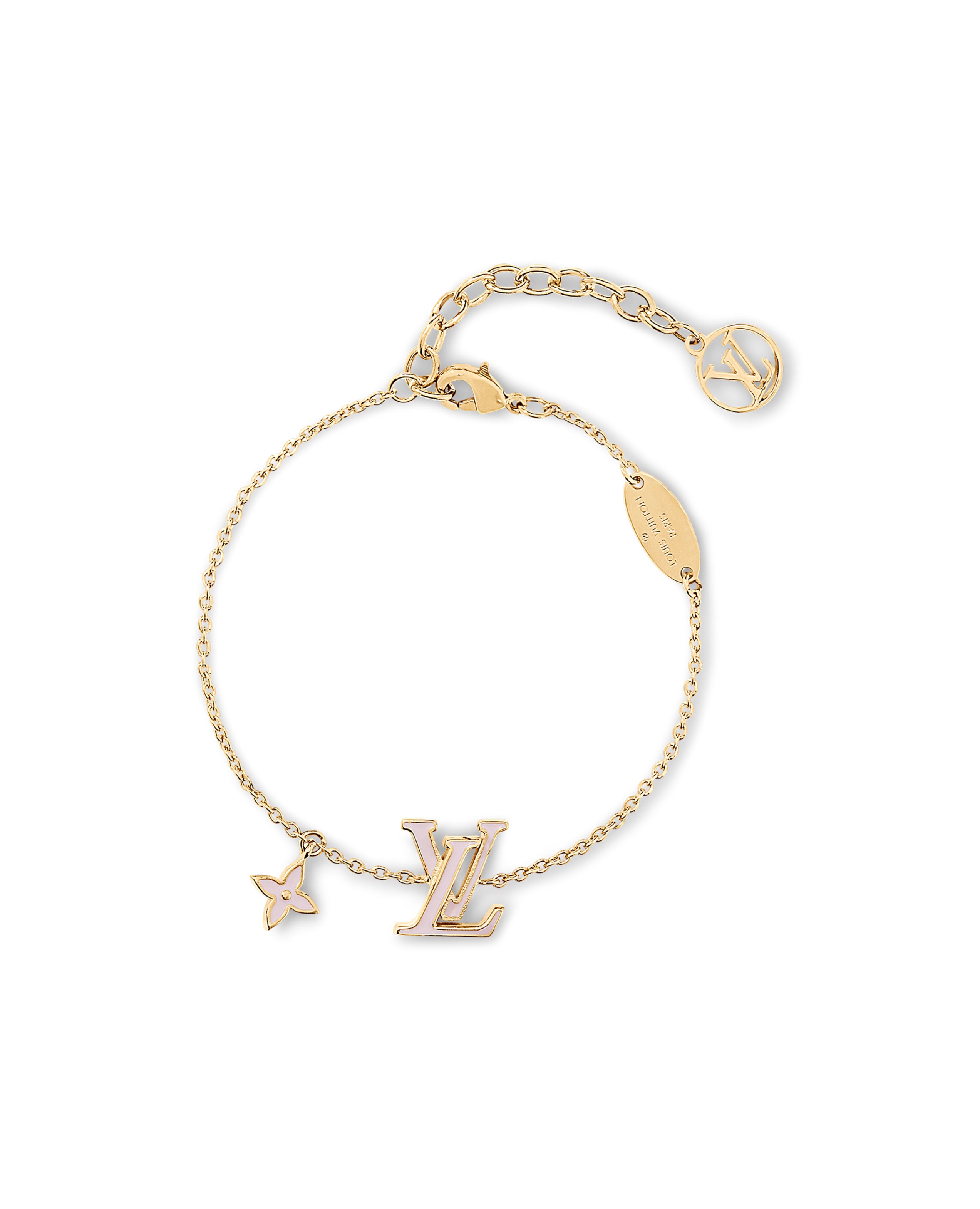 LVN LV Iconic Enamel Pink Bracelet