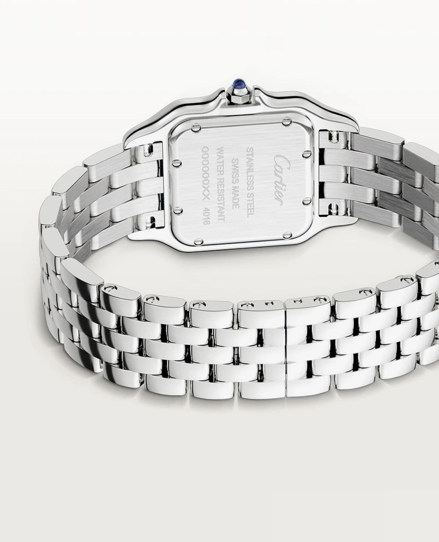 Panthère De Cartier Watch, Medium Model, Silver