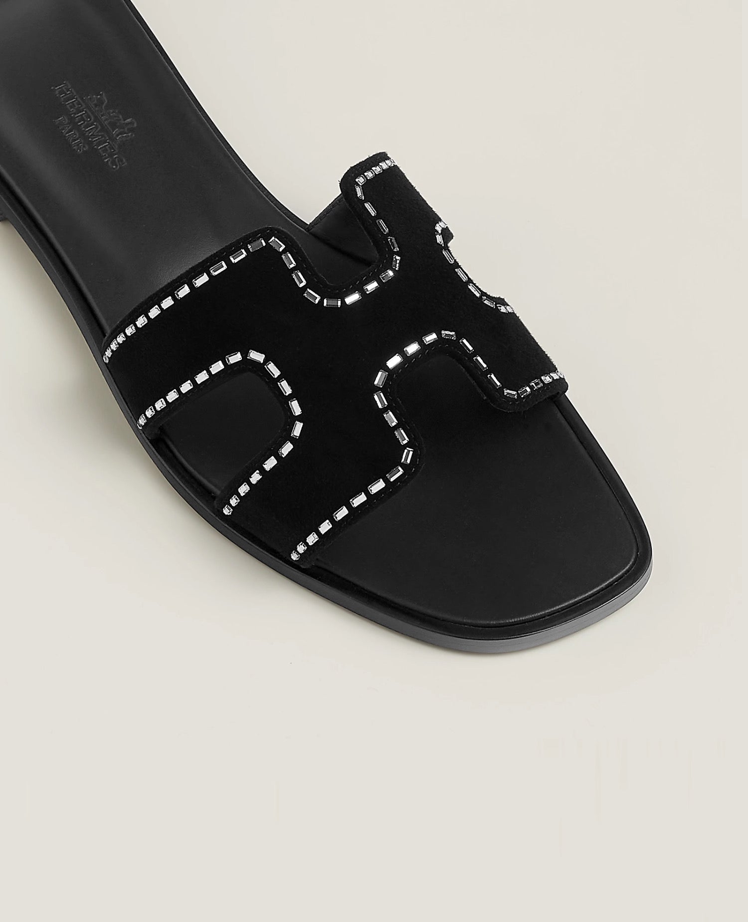 HMS Oran Sandal Crysral Noir