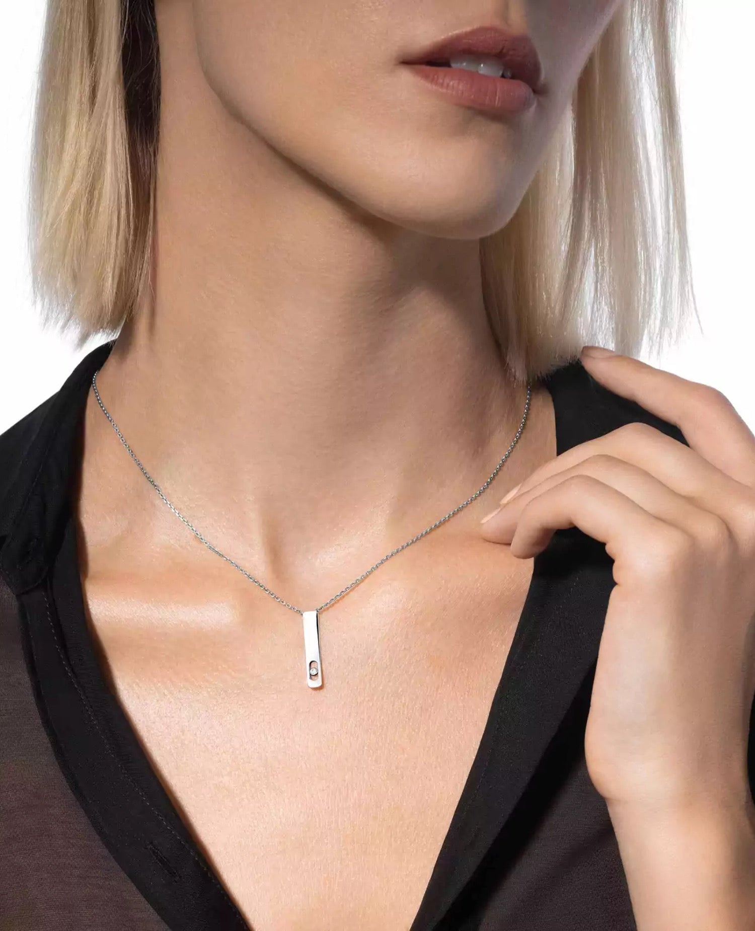 Messika My First Diamond Necklace Silver