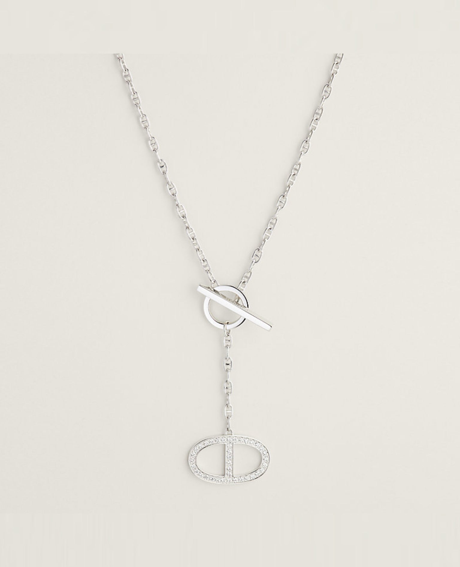 Hermès Chaine d'ancre Contour pendant, large model