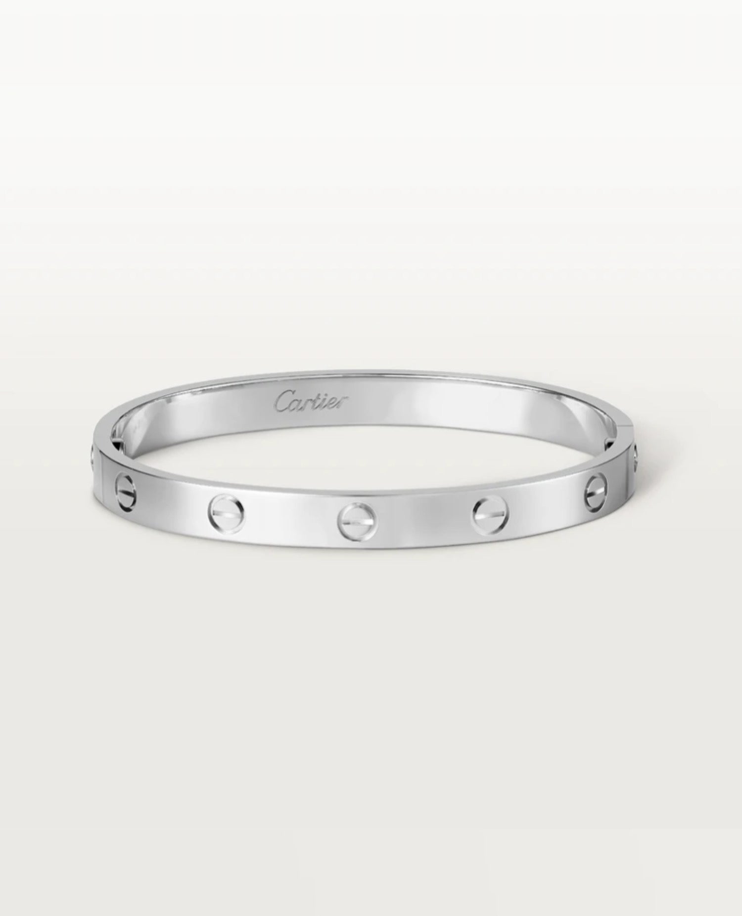 Cartier Love Bracelet, Classic Model, Silver