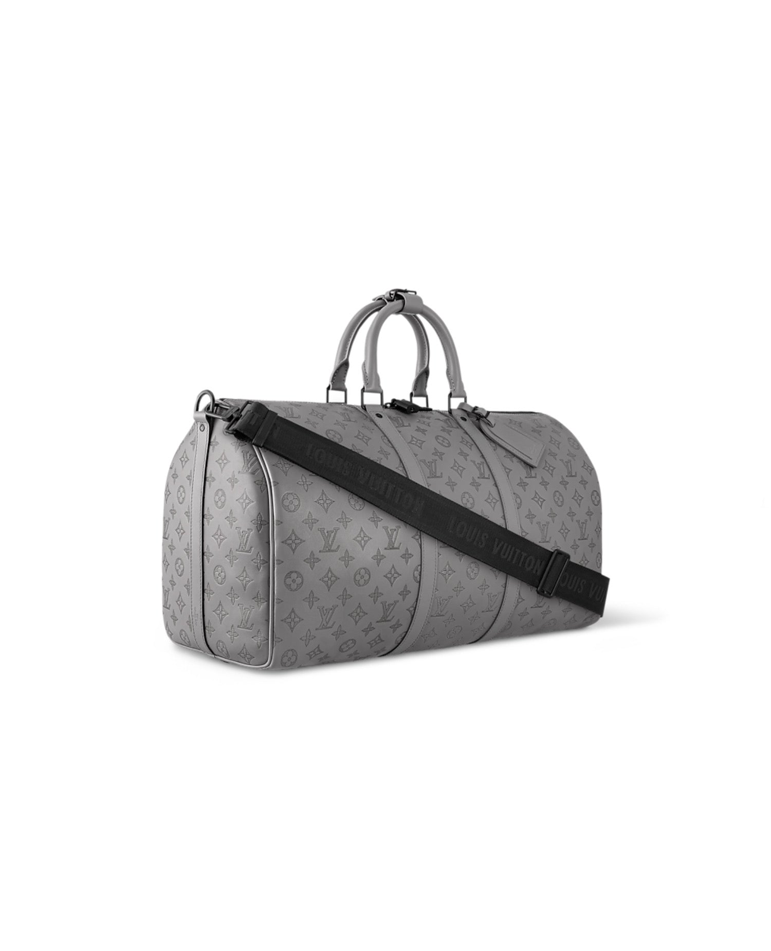 Louis Vuitton Keepall 50 Monogram Shadow Grey
