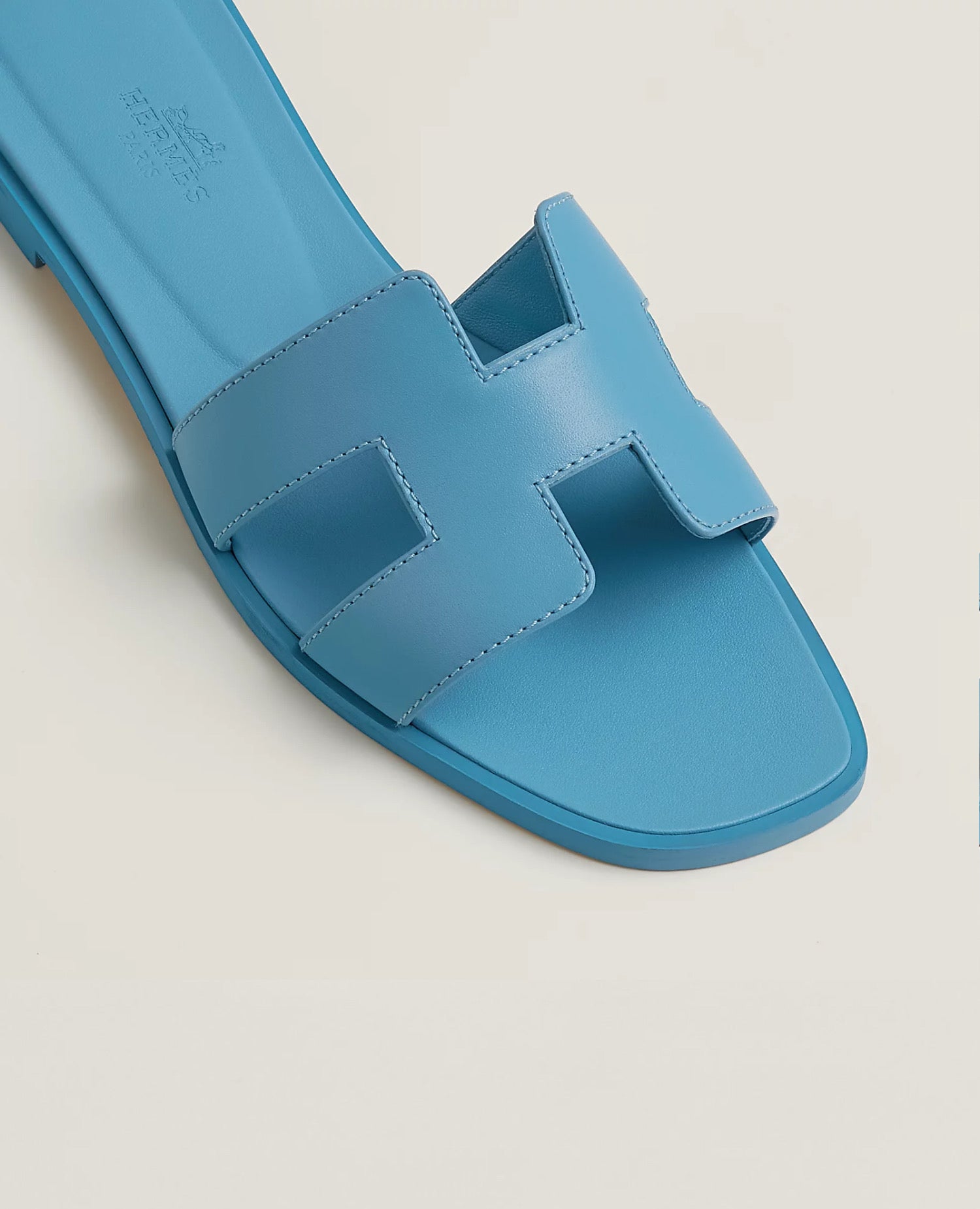 Hermès Oran Sandal Bleu Cameo