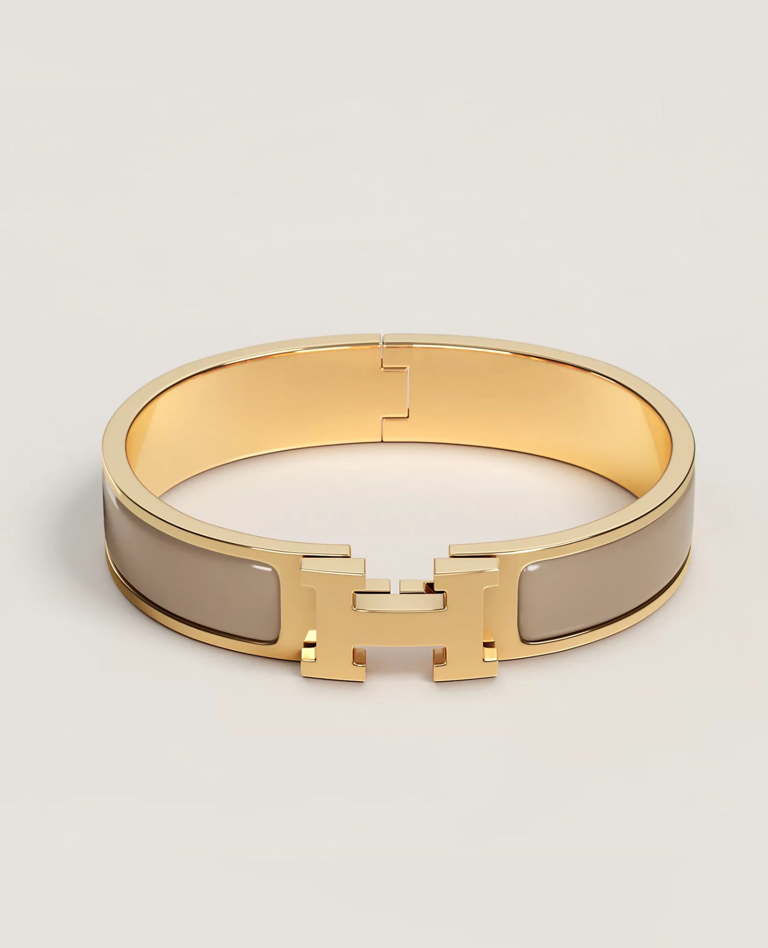 Hermès Clic H Bracelet Marron Glace