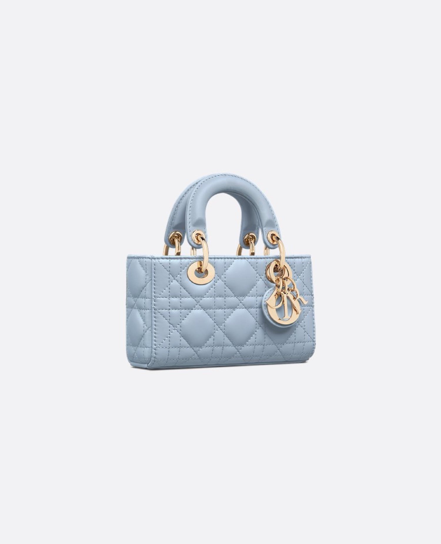 Christian Dior Lady D-Joy Micro Bag Pale Blue