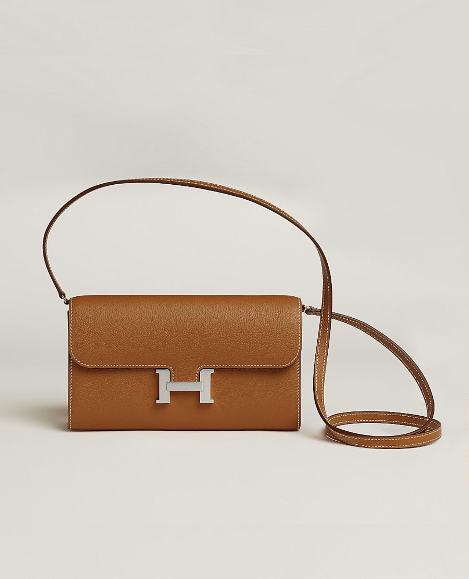 Hermès Constance To Go wallet Gold