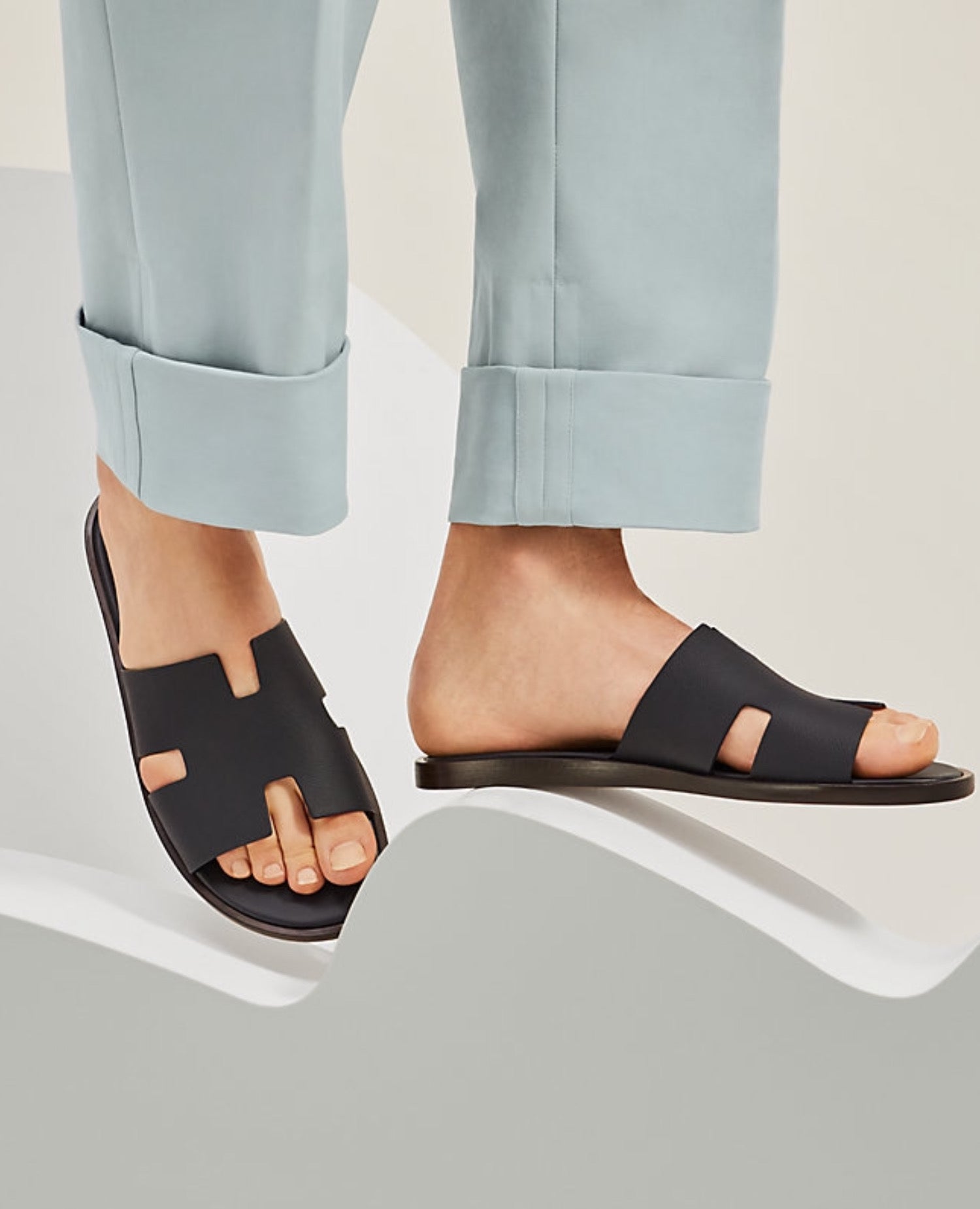 Hermès Izmir Sandal Marine