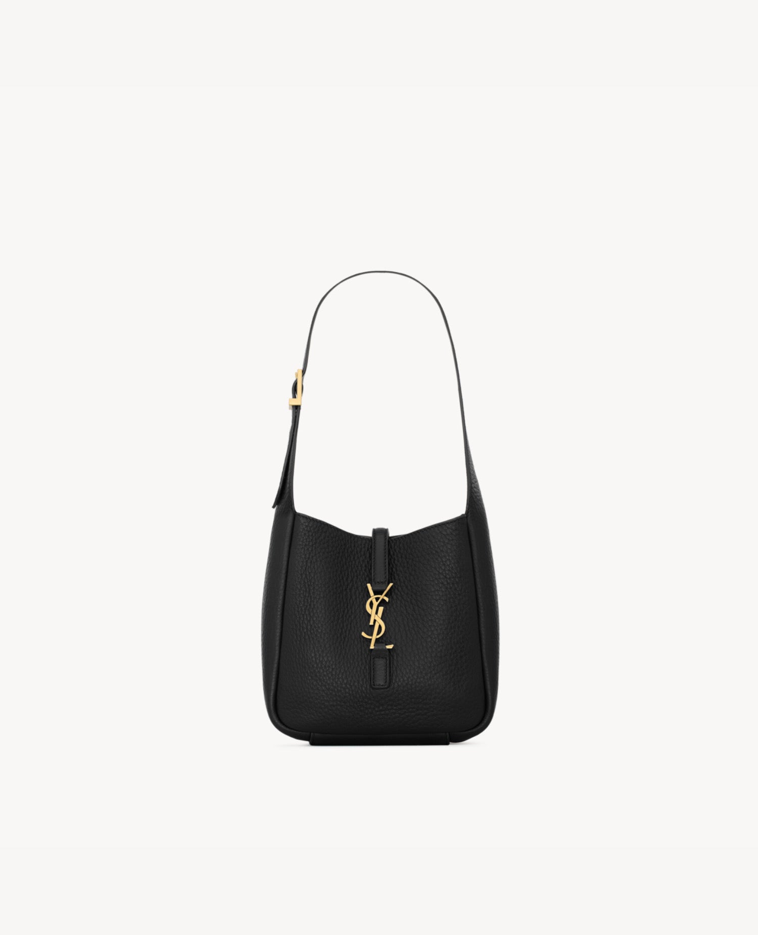 Saint Laurent Le 5 À 7 Supple Baby In Grained Leather