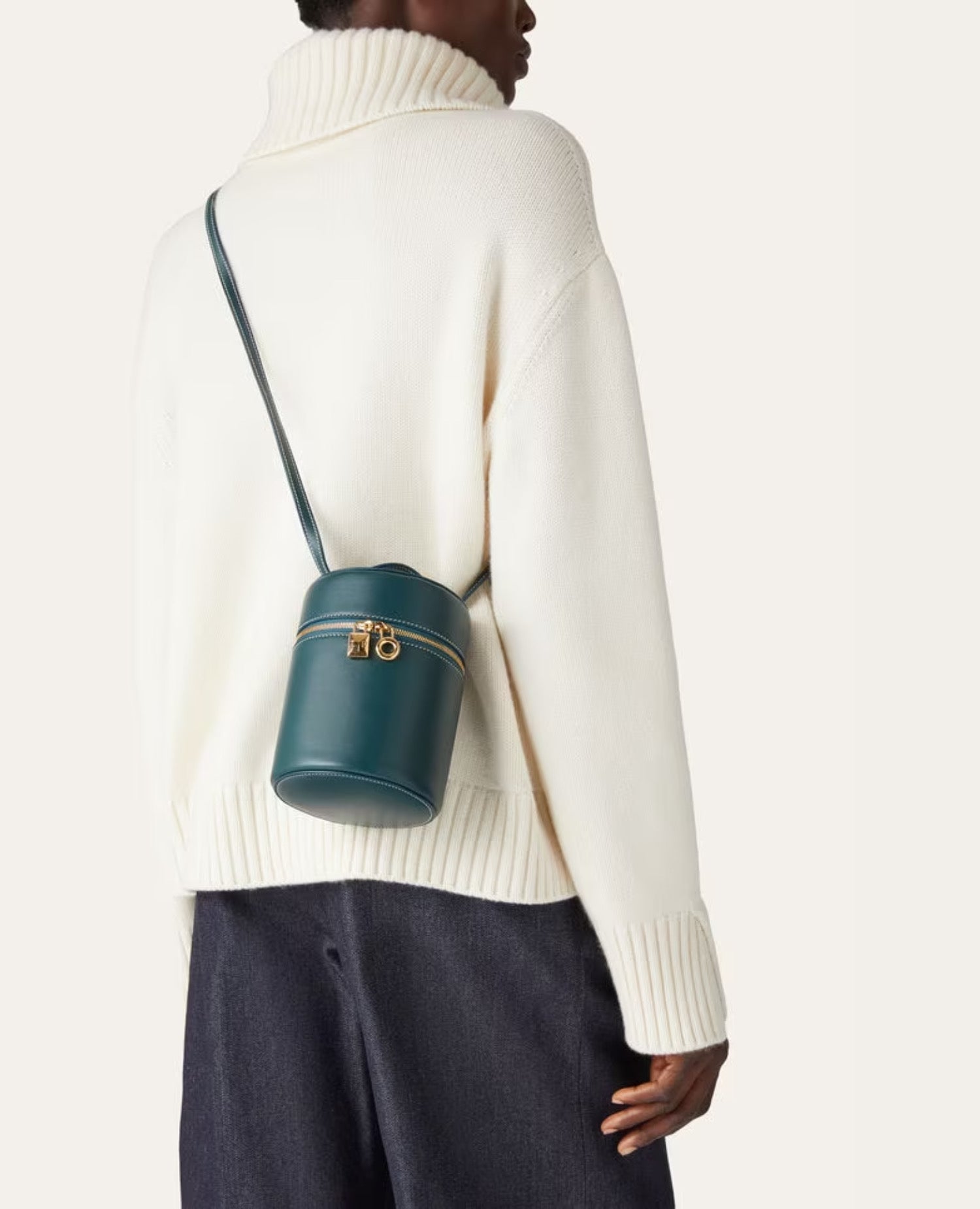 Loro Piana Extra Case Medium New Petrolio