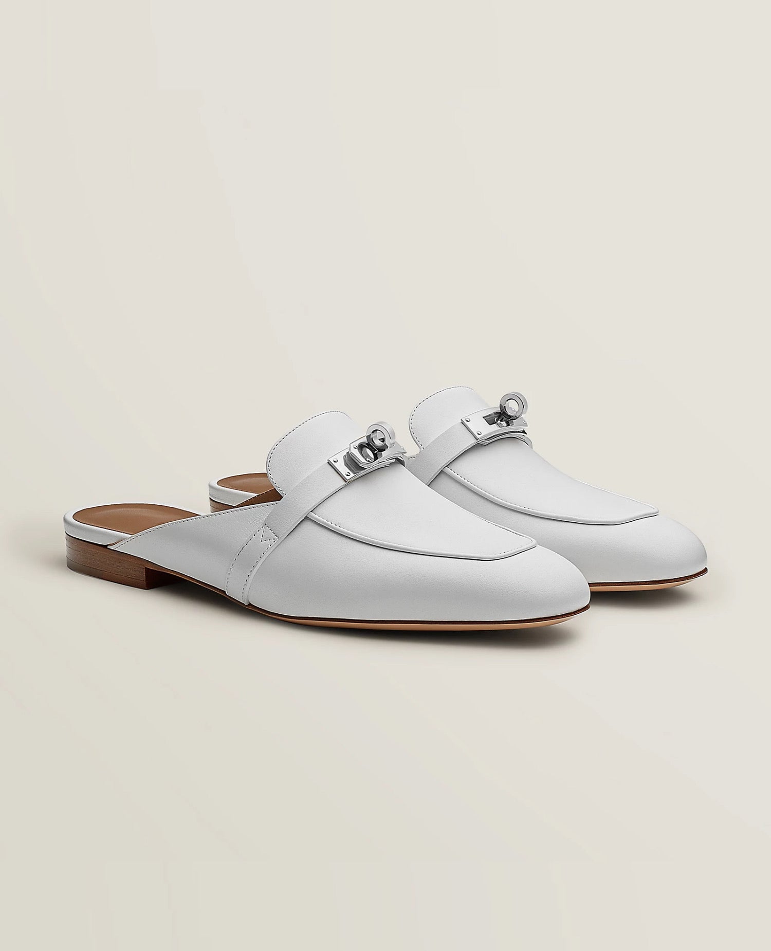 Hermès Oz Mule Blanc