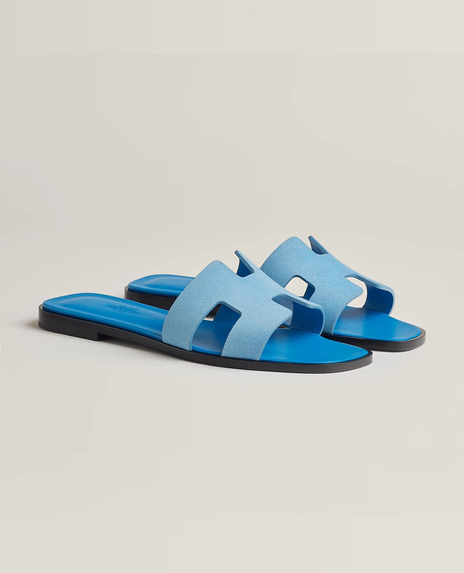 Hermès Oran Sandal Bleu Cameo