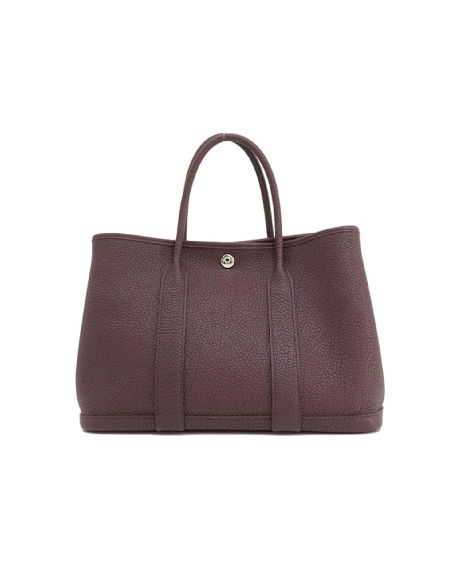 Hermès Garden Party 30 Rouge Sellier Dark Red Brown