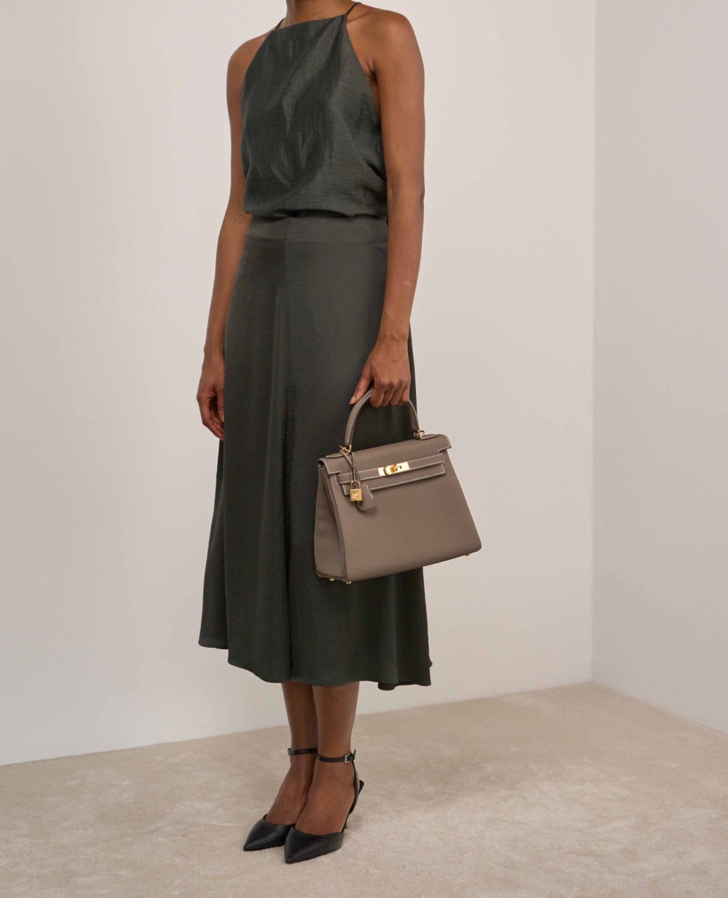 Hermès Kelly 25 Togo Étoupe