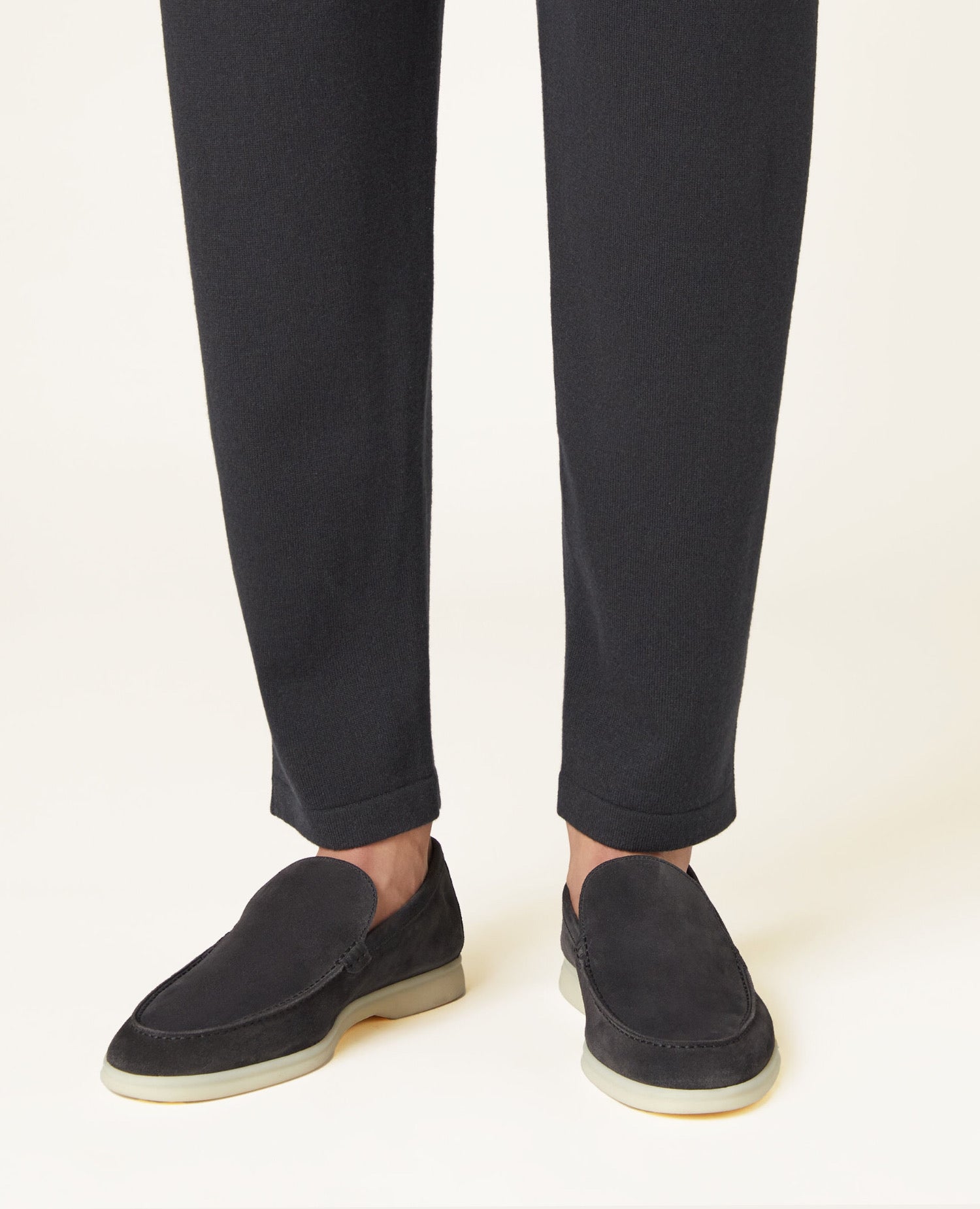 Loro Piana Summer Walk Loafer Caviar