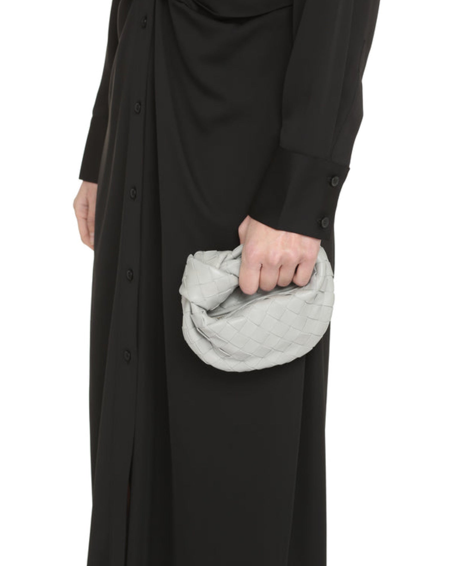 Bottega Veneta Candy Jodie Intrecciato-Weave Leather Top-Handle Bag