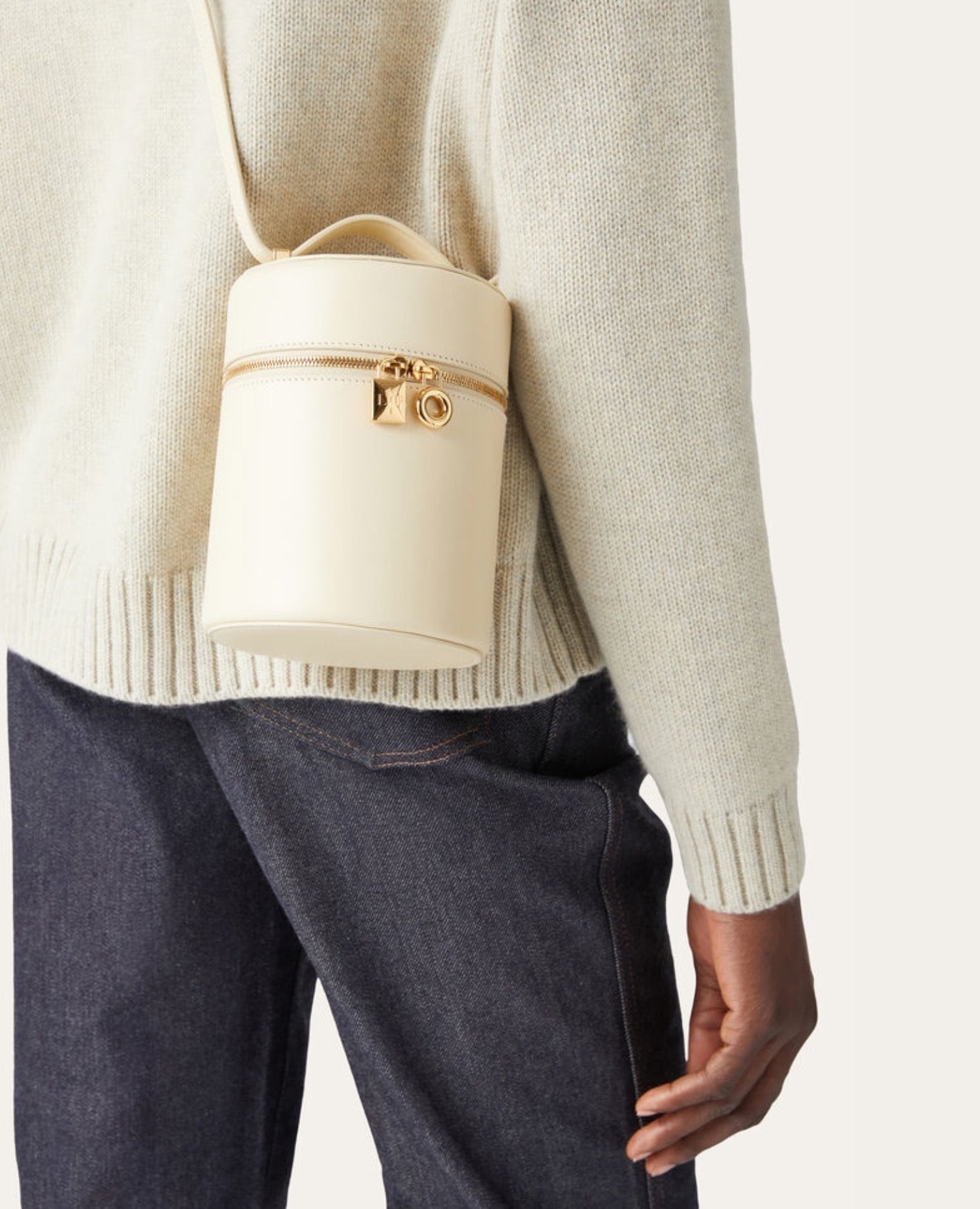 Loro Piana Extra Case Medium White