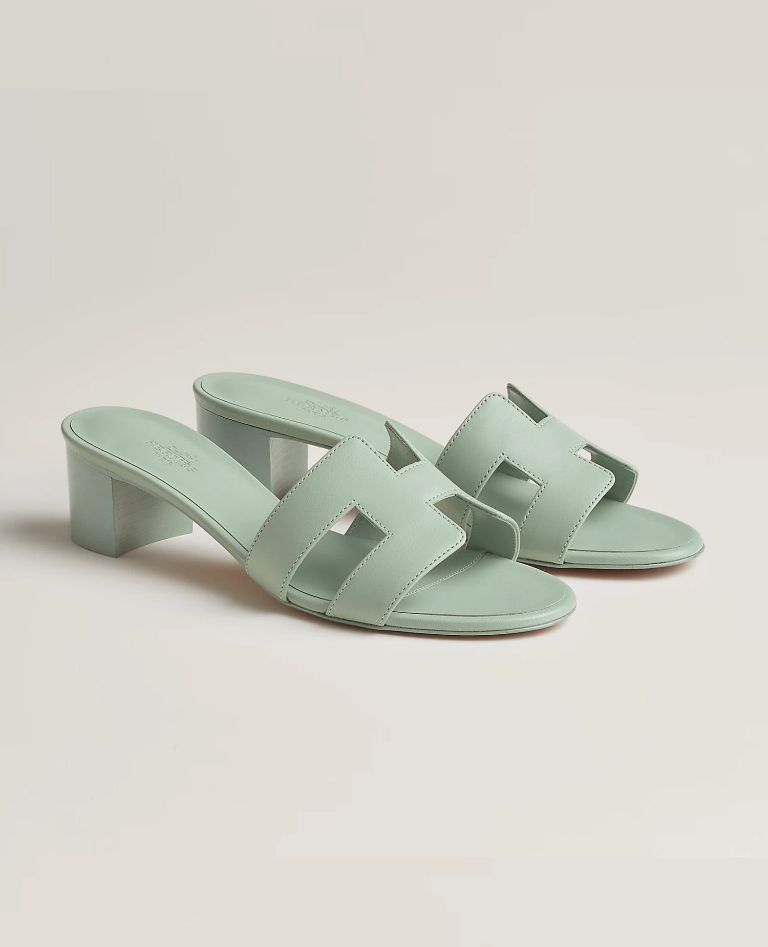 Hermès Oasis Sandal Vert D’eau